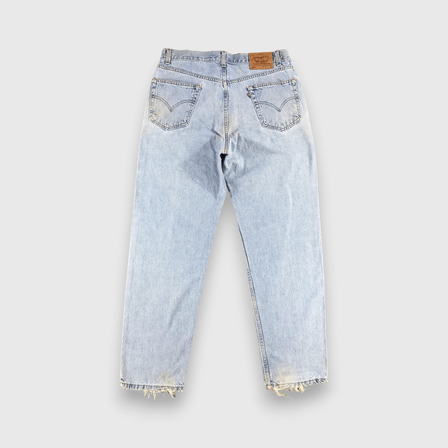 Levi's Vintage Levis 550 Light Wash Jeans- J1295 Size US 36 / EU 52 - 2 Thumbnail
