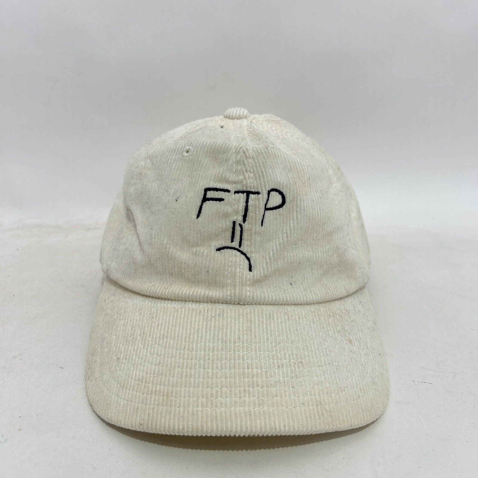 Fuck The Population FTP X HUF Hat Corduroy “Cream White 