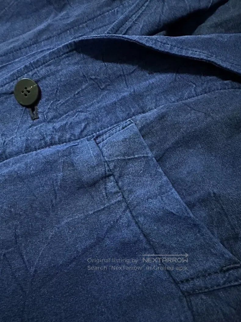 Issey Miyake Issey Miyake Indigo Dyed Linen Special Fabric Men's Casual Size US L / EU 52-54 / 3 - 5 Thumbnail