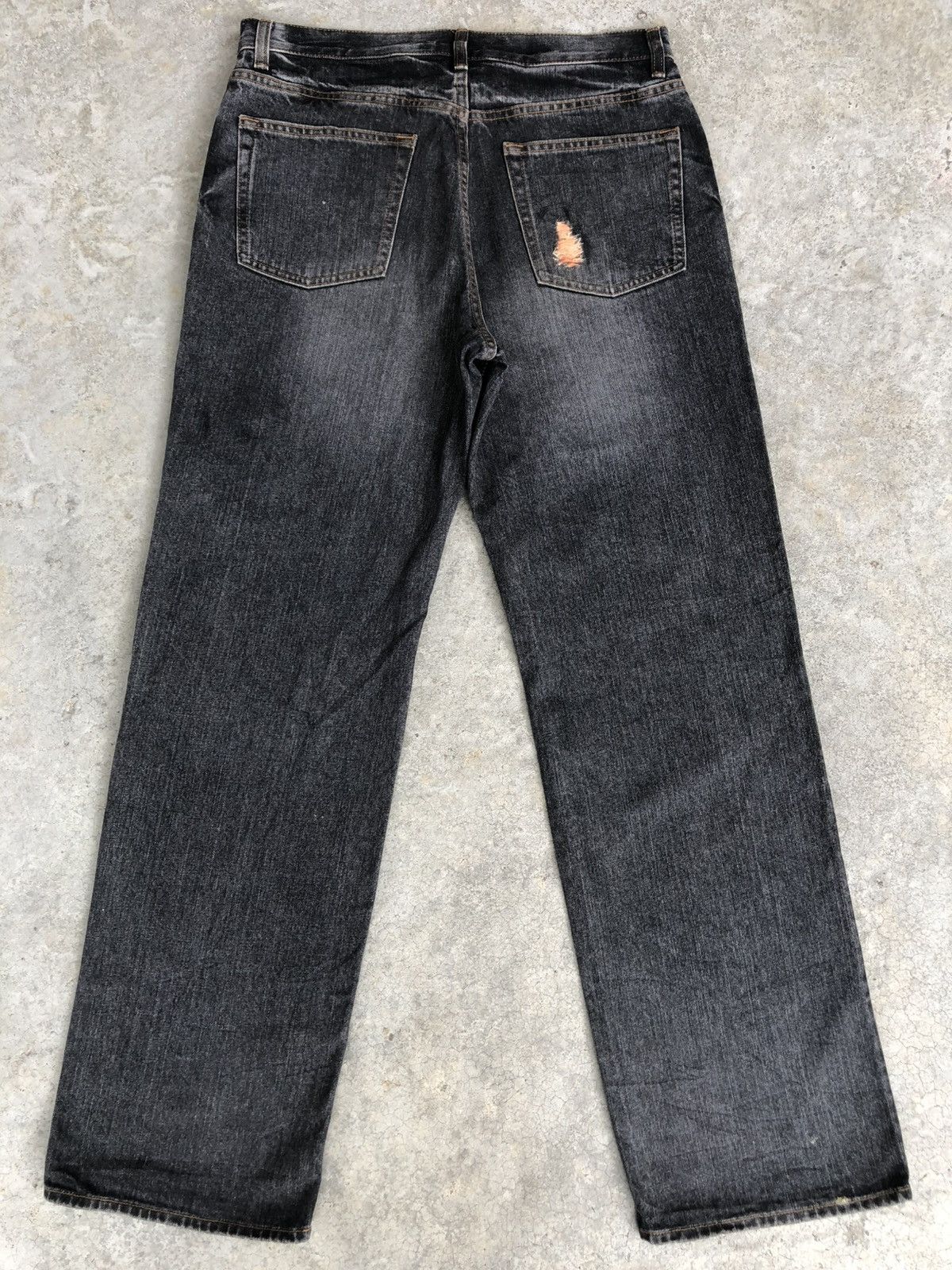 Kapital Vintage GL Heart Baggy Jeans Loose Cut Size US 33 - 2 Thumbnail