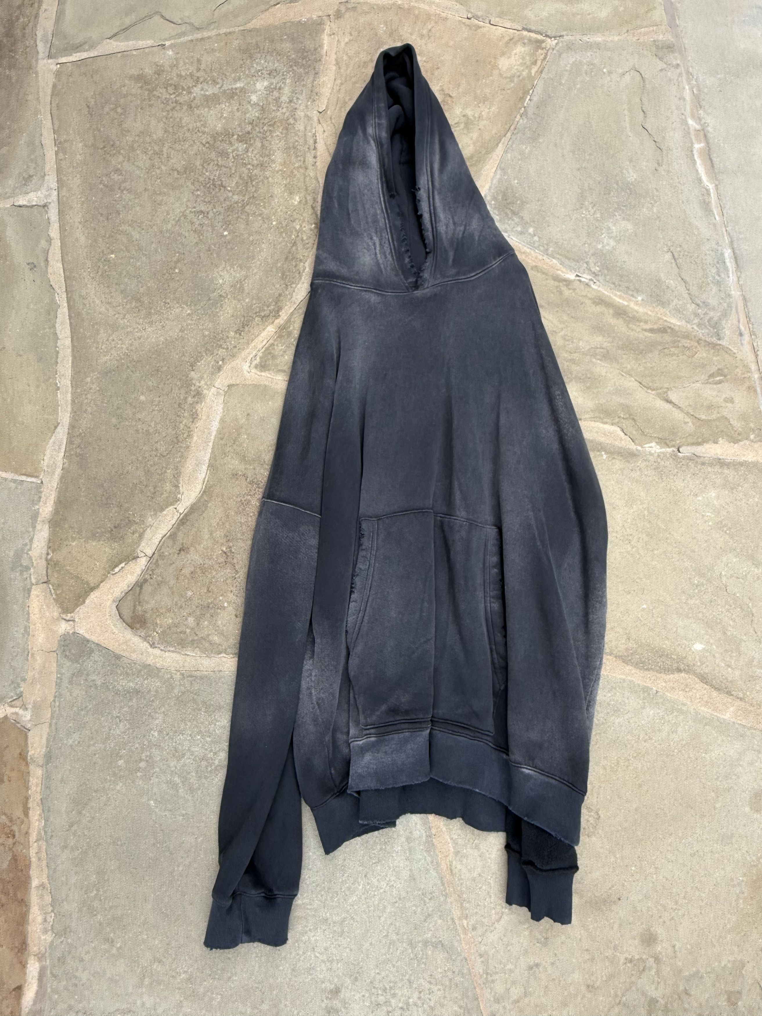 MOOJIMOOJIUS MOOJI MOOJI Oversized Crop Hoodie Aged Black | Grailed