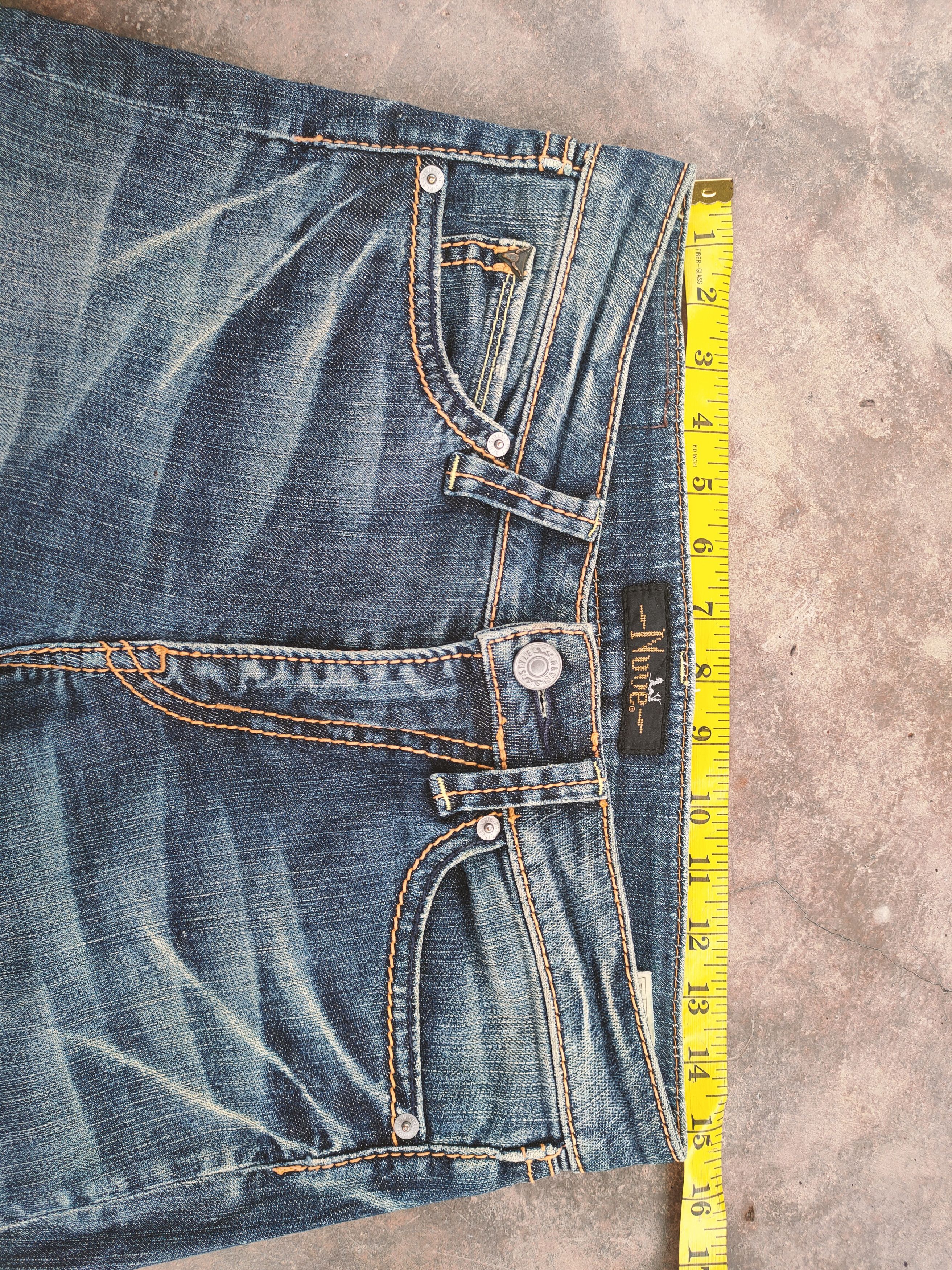 Japanese Brand NUVE FLARE FADED JEANS DENIM PANTS Size US 30 / EU 46 - 6 Thumbnail