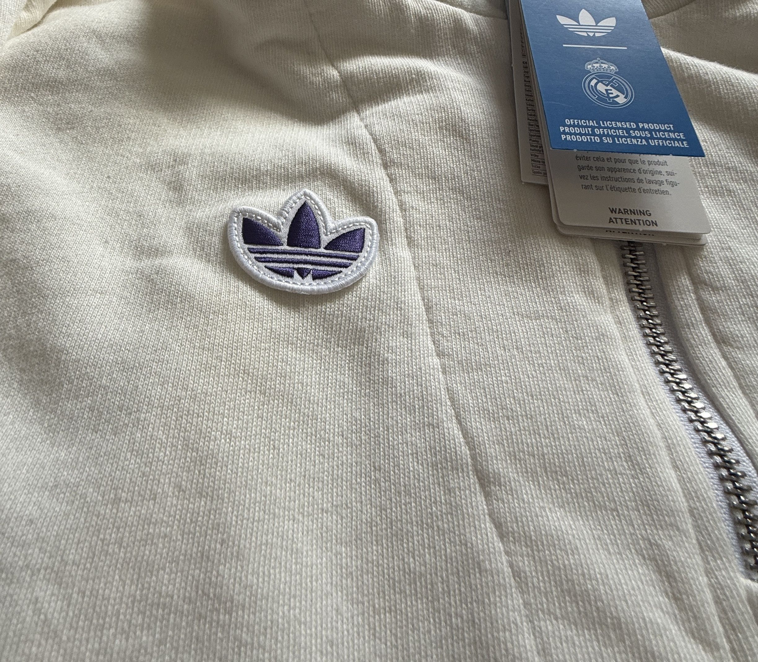 Adidas adidas Real Madrid Terrace Icons Half-Zip Top JF2574 XL Size US XL / EU 56 / 4 - 5 Thumbnail