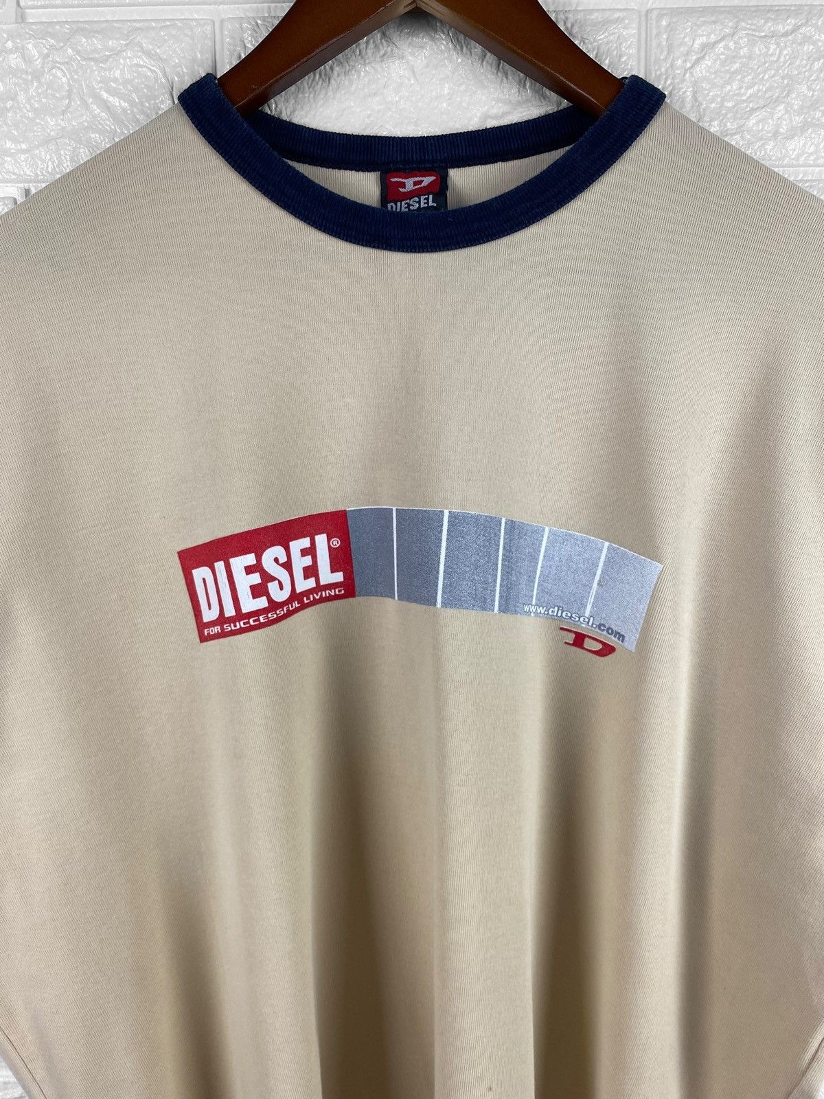 Diesel Vintage 90s Diesel big logo T-Shirt Size US XXL / EU 58 / 5 - 6 Thumbnail