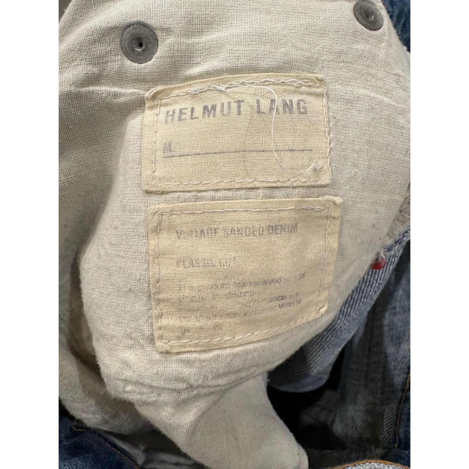 Helmut Lang 2000s Helmut Lang vintage sanded denim Size 24" / US 00 / IT 34 - 6 Thumbnail