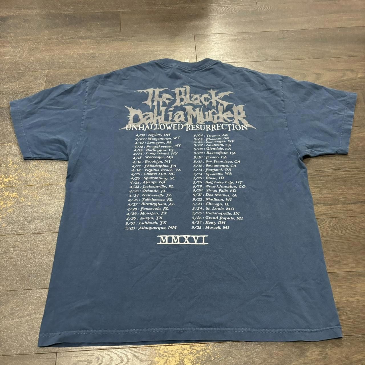 Designer the black dahlia murder unhallowed resurrection t shirt XL Size US XL / EU 56 / 4 - 4 Thumbnail