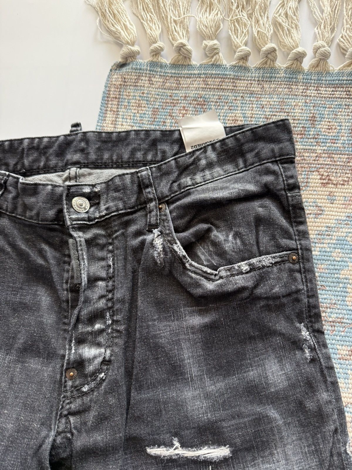 Dsquared2 Dsquared 2 ICON Distressed Jeans Denim Pants Size US 32 / EU 48 - 9 Thumbnail
