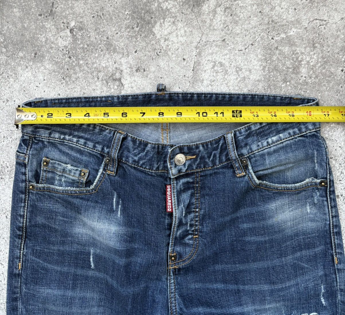 Dsquared2 Dsquared2 Slim Jeans Made In Italy Size US 31 - 18 Thumbnail