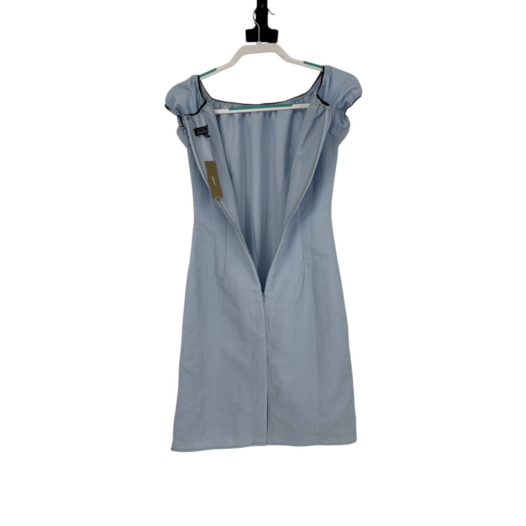 J.Crew J. Crew Dress - Powder Blue Sheath Mini NWT - Size 0 Size XS / US 0-2 / IT 36-38 - 3 Thumbnail
