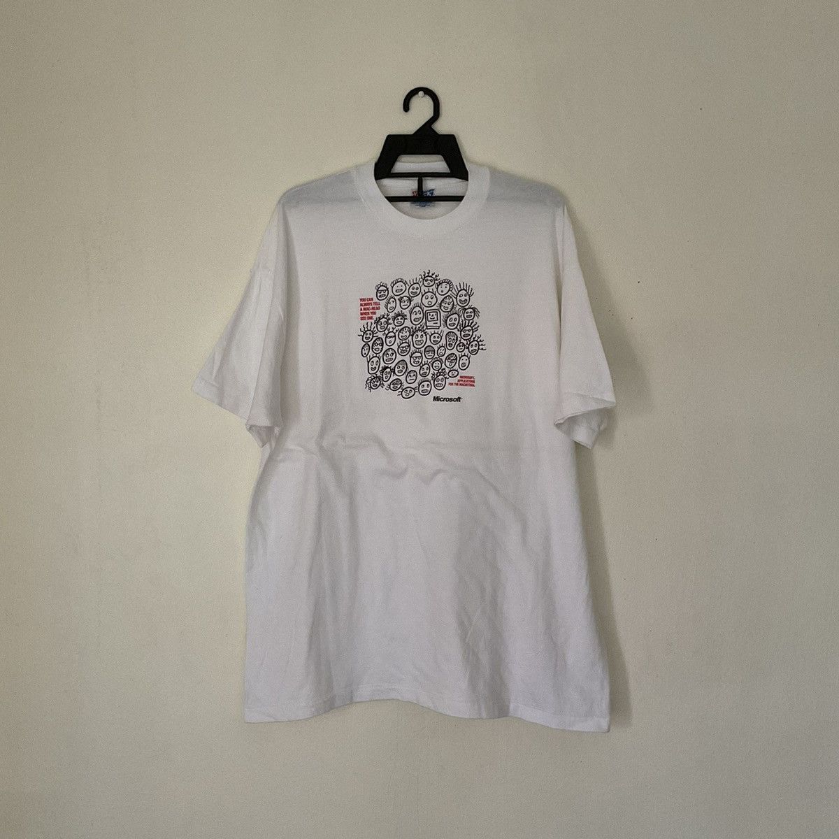90s Vintage Microsoft Mac-head Hanes Ds. Promo Tech tees
