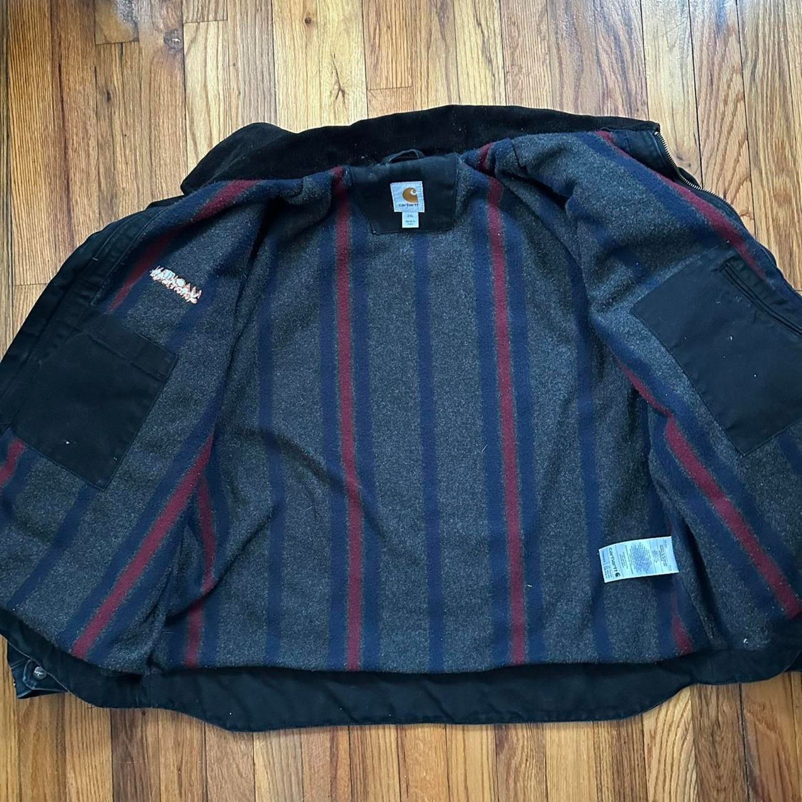 Carhartt Carhartt Detroit Jacket Blanket Lined Corduroy Collar 2XL Size US XXL / EU 58 / 5 - 7 Thumbnail