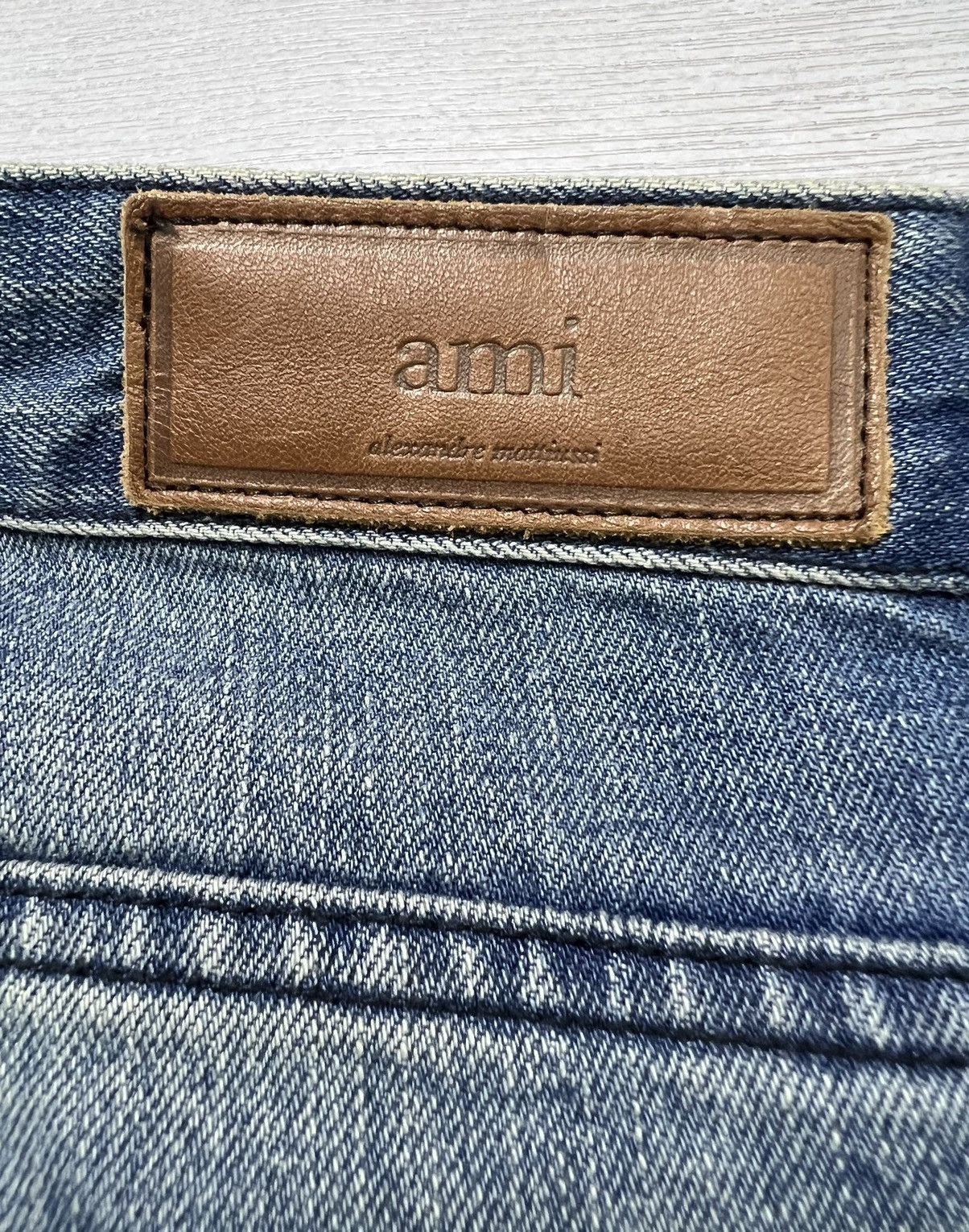 AMI AMI Paris - Sky Blue Destroyed Denim Jeans Size US 32 / EU 48 - 11 Thumbnail