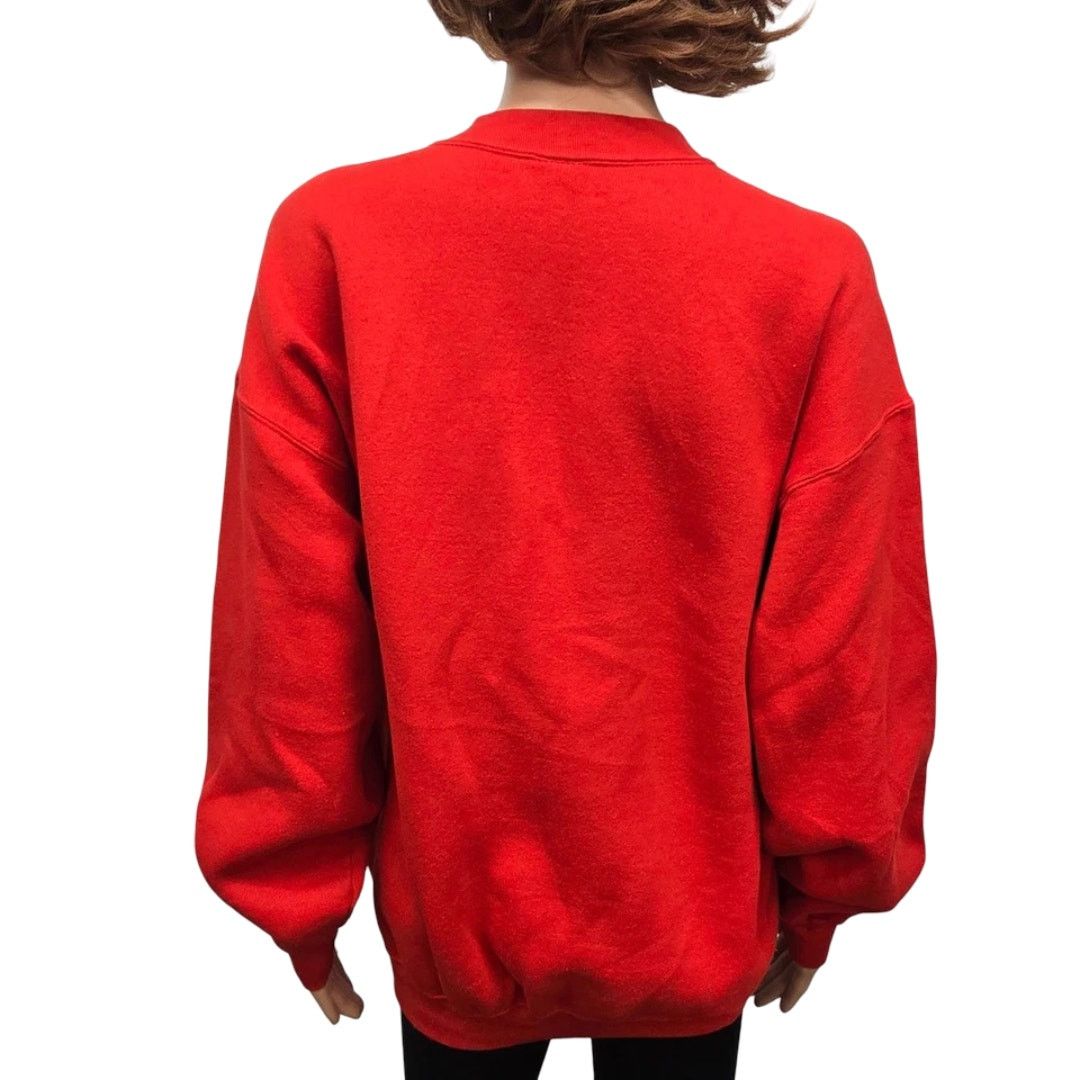 Vintage 90s Miller Sweatshirt XL Joy Teddy Bear Christmas Mockneck Size XL / US 12-14 / IT 48-50 - 10 Thumbnail