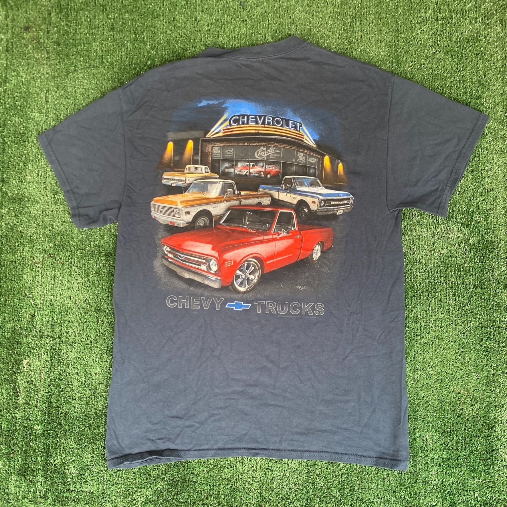 Chevrolet Vintage Y2K Chevy Trucks Shirt Grunge Chevrolet Logo Tee Size US M / EU 48-50 / 2 - 1 Thumbnail