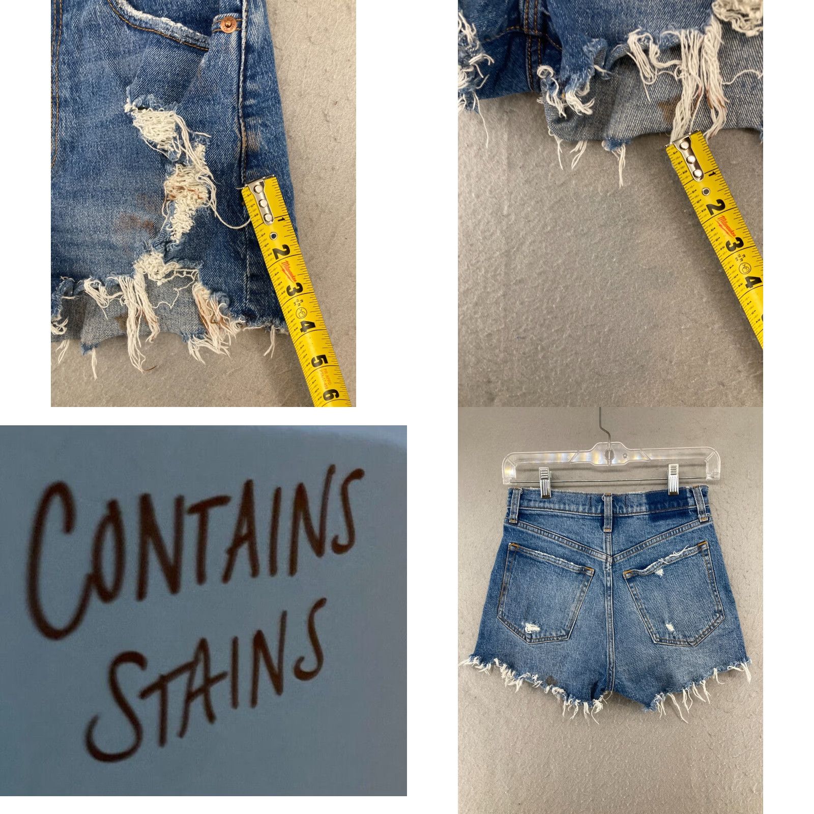 Abercrombie & Fitch Abercrombie & Fitch Womens Shorts High Rise Mom Denim 26 Blue 2 US Size 2 Adults Size 26" / US 2 / IT 38 - 8 Thumbnail