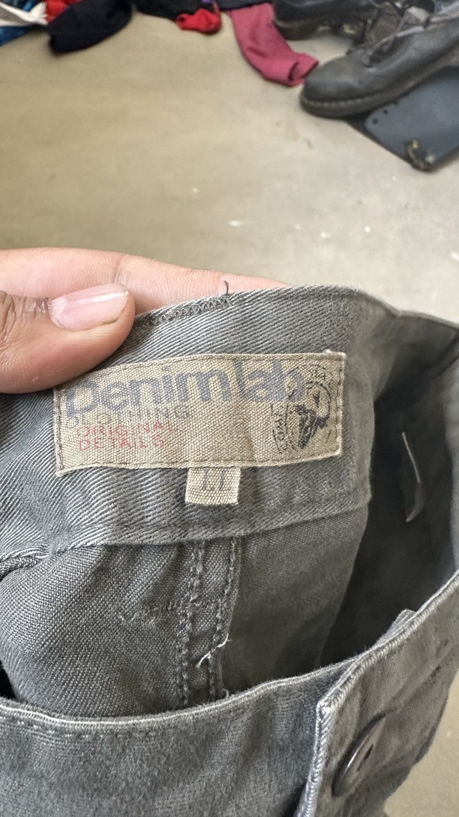 Vintage DENIM LAB DOUBLE WAIST PANT Size US 34 / EU 50 - 8 Thumbnail