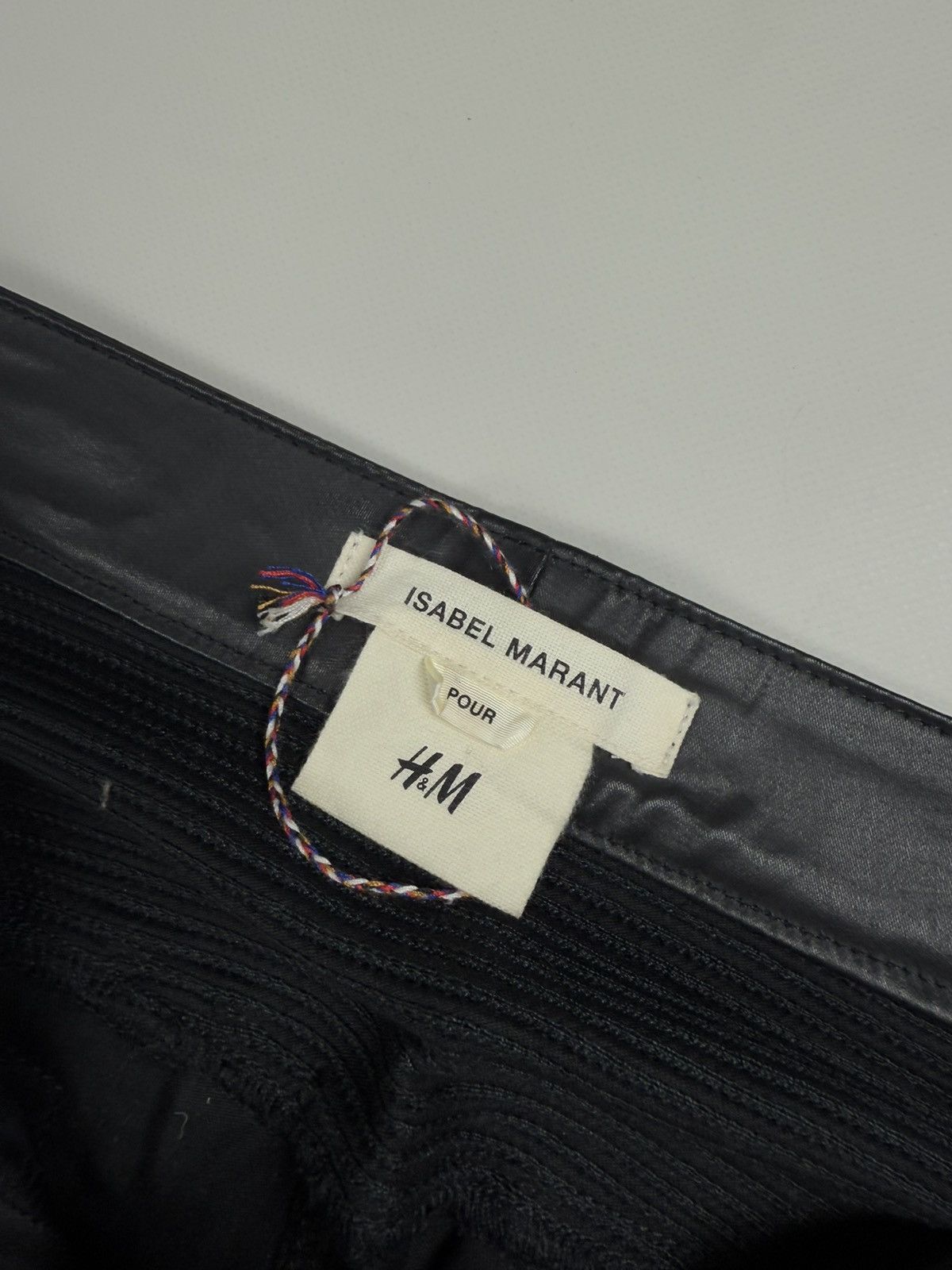 Isabel Marant Isabel Marant Pour H&M Coated Denim Biker Cropped Jeans Size 27" / US 4 / IT 40 - 13 Thumbnail