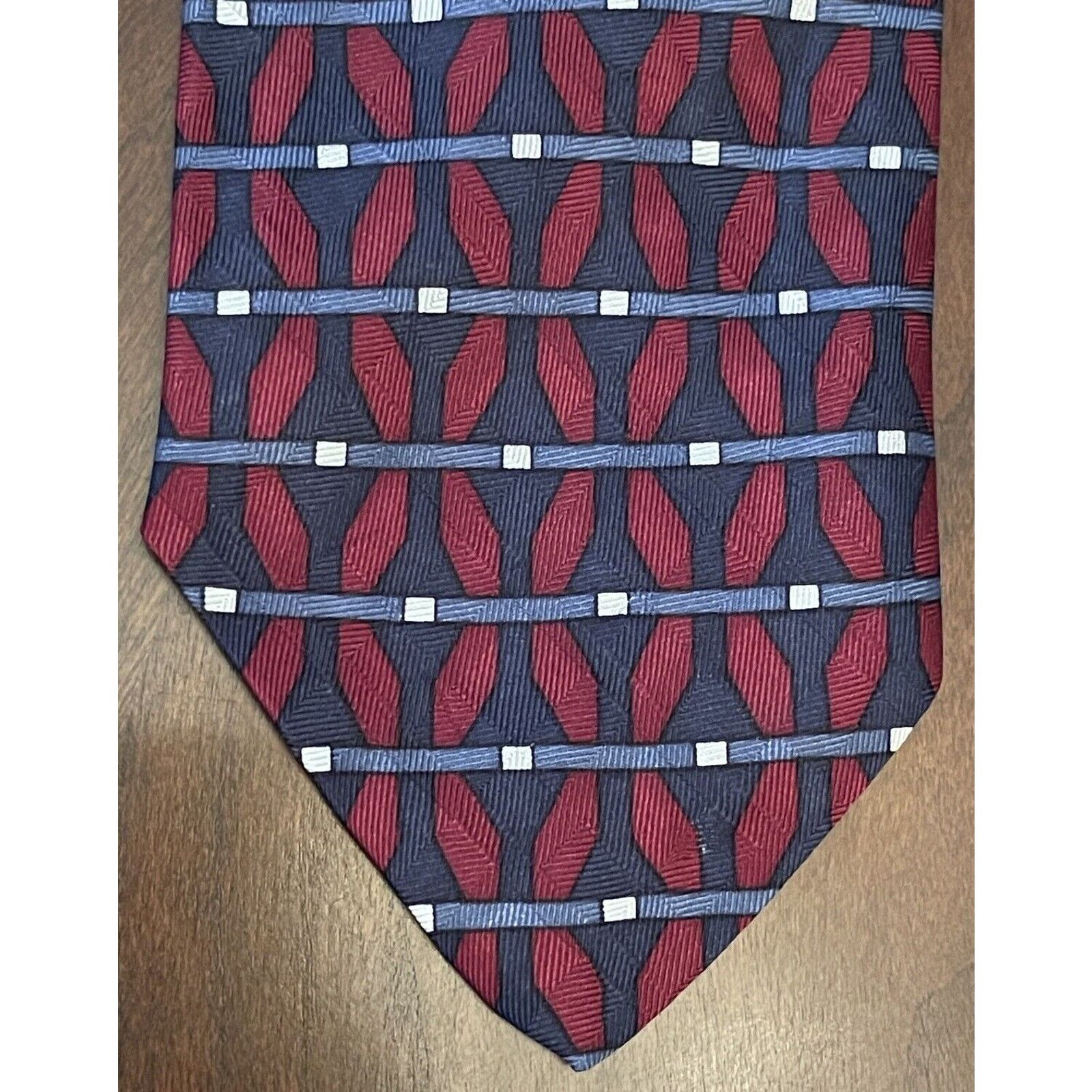 Other Xmi Hand Made 100% Imported Silk Men’s Neck Tie Made In Usa Size 44 - 1 Thumbnail