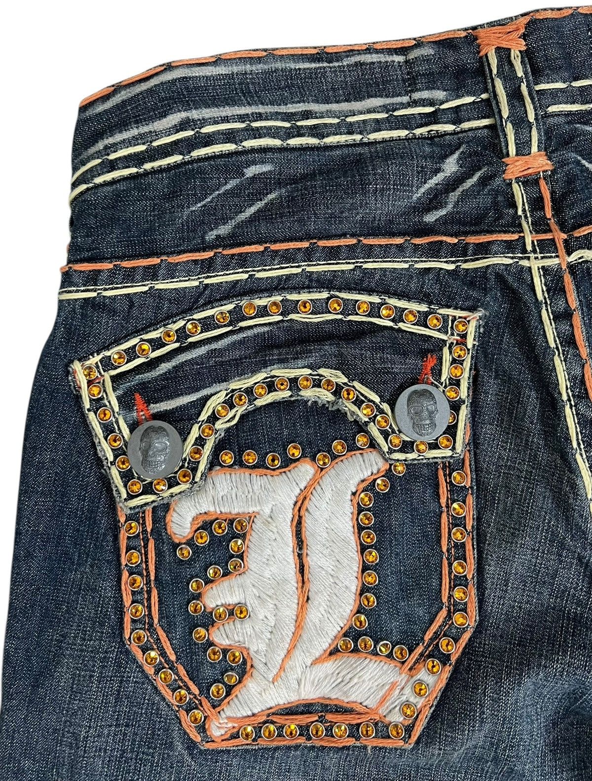 True Religion Vintage LB jean Co Rockstar Jeans Size US 34 / EU 50 - 7 Thumbnail
