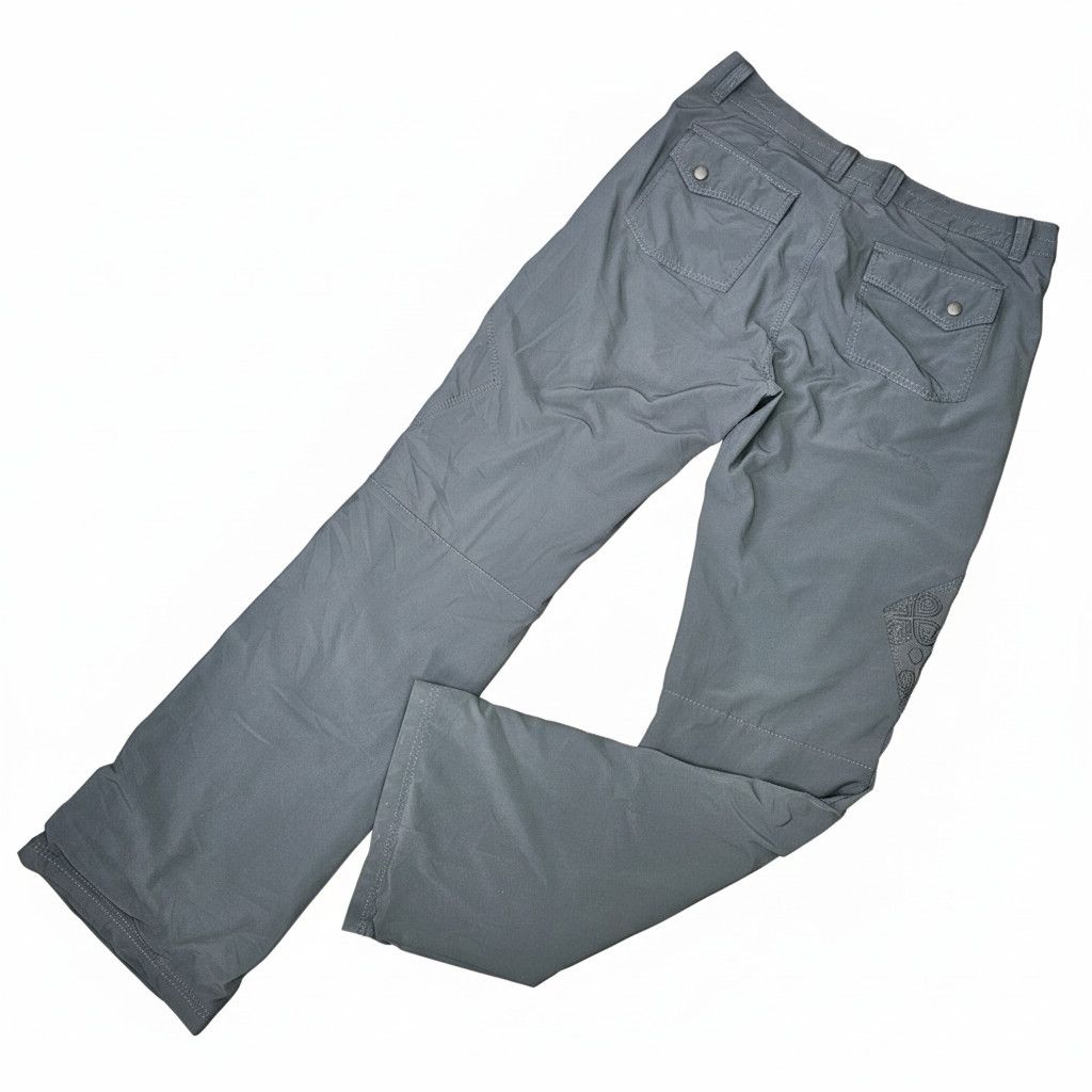 Eddie Bauer Eddie Bauer Size 12/L Ski Pants Grey Water Resistant Fleece Size 30" / US 8 / IT 44 - 2 Thumbnail