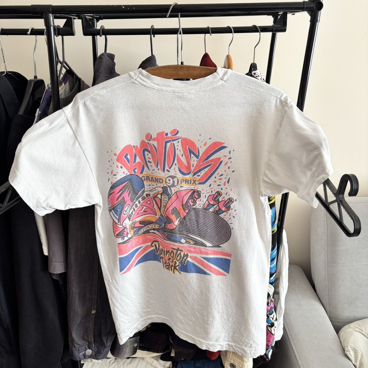 Vintage Vintage Grant Prix SS91 T-Shirt British Grunge Punk ERD Size US S / EU 44-46 / 1 - 2 Thumbnail