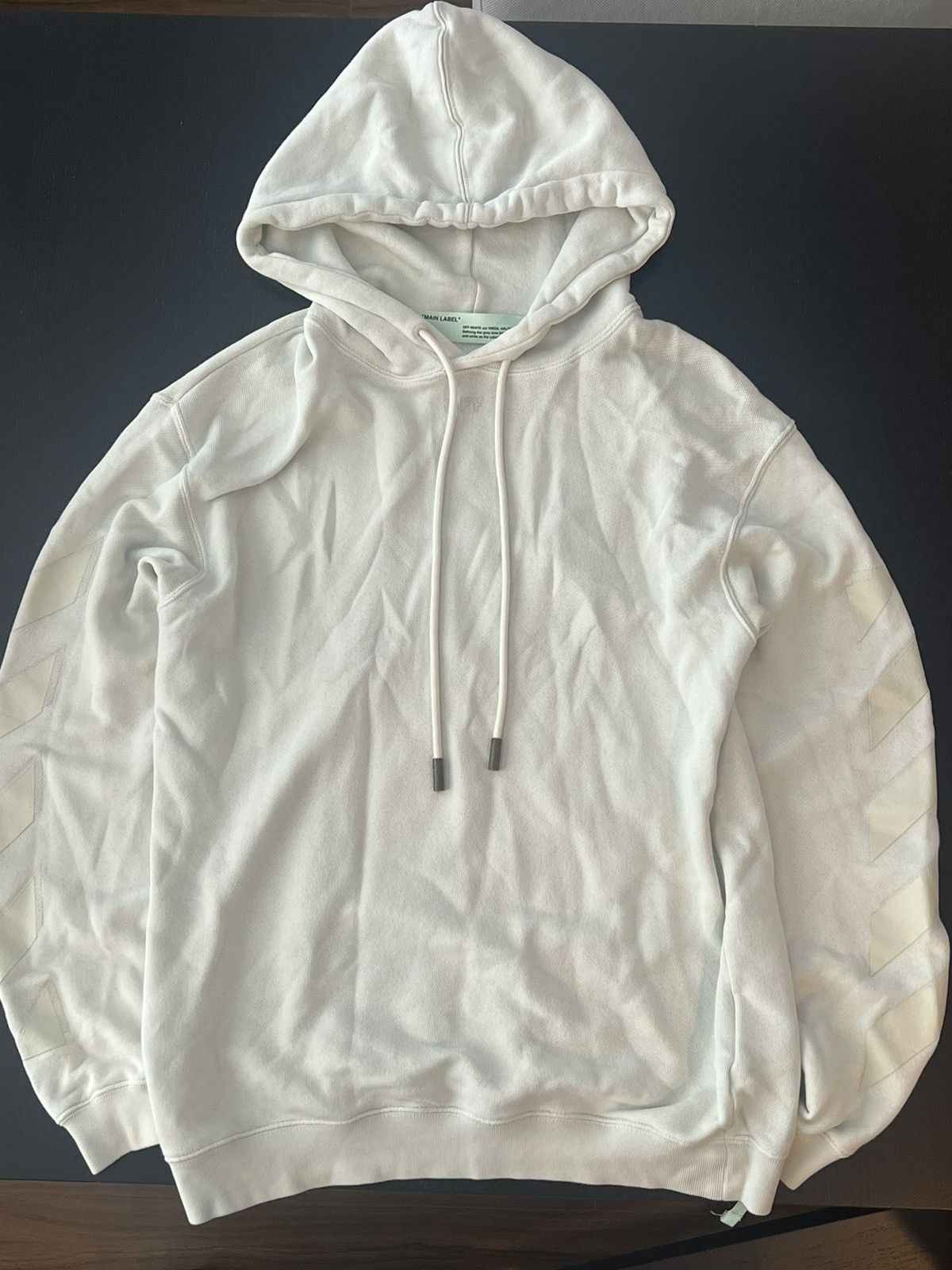 Off-White Cream Off-White Hoodie Size US M / EU 48-50 / 2 - 1 Thumbnail