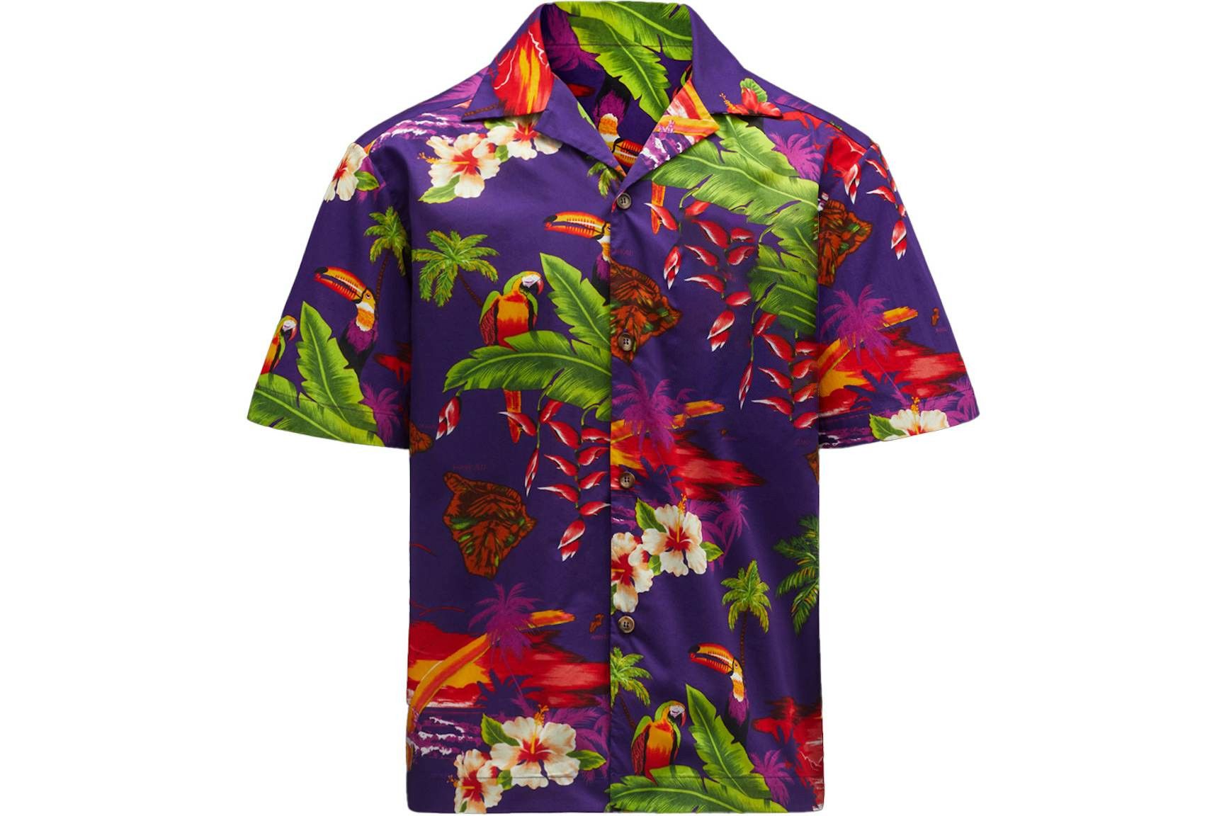 Designer Palm Hawaiian Print Short Sleeve Shirt Size US L / EU 52-54 / 3 - 2 Thumbnail