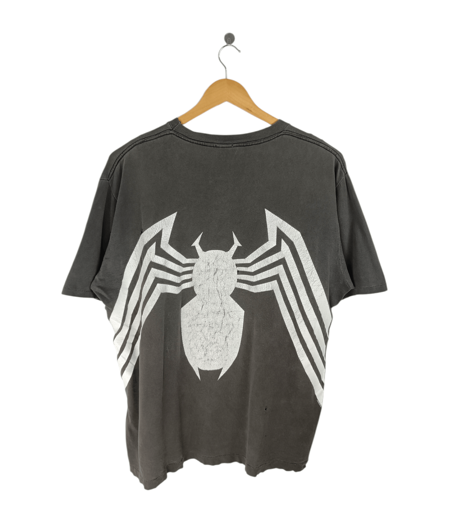 Marvel Comics THRASHED FADED VINTAGE 90'S SPIDERMAN OVERPRINT VERY RARE Size US XL / EU 56 / 4 - 2 Thumbnail