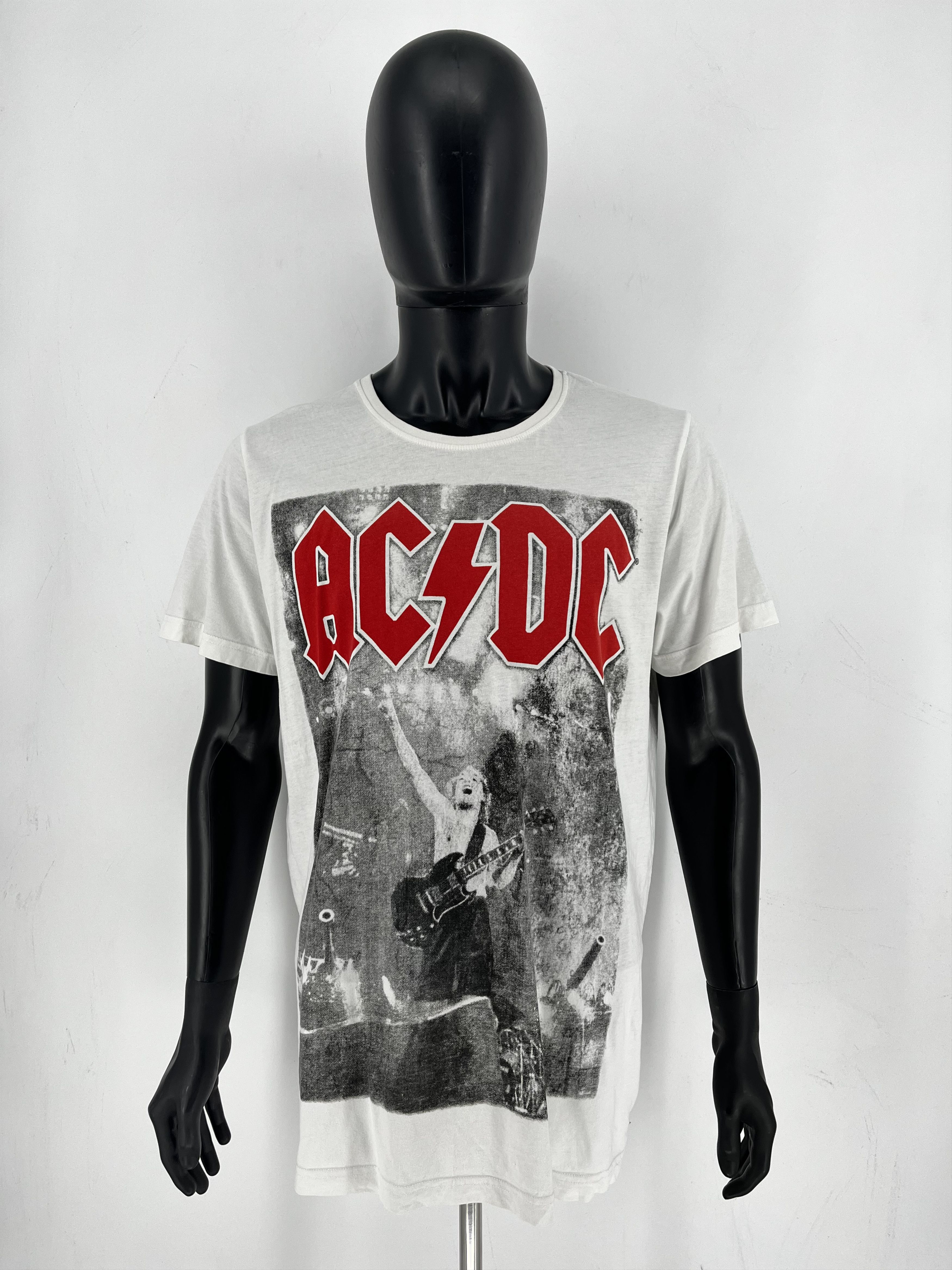Band Tees VINTAGE 90 AC/DC TEE HORROR FACE VAMPIRE OPIUM BAND ROCK Size US XL / EU 56 / 4 - 2 Thumbnail