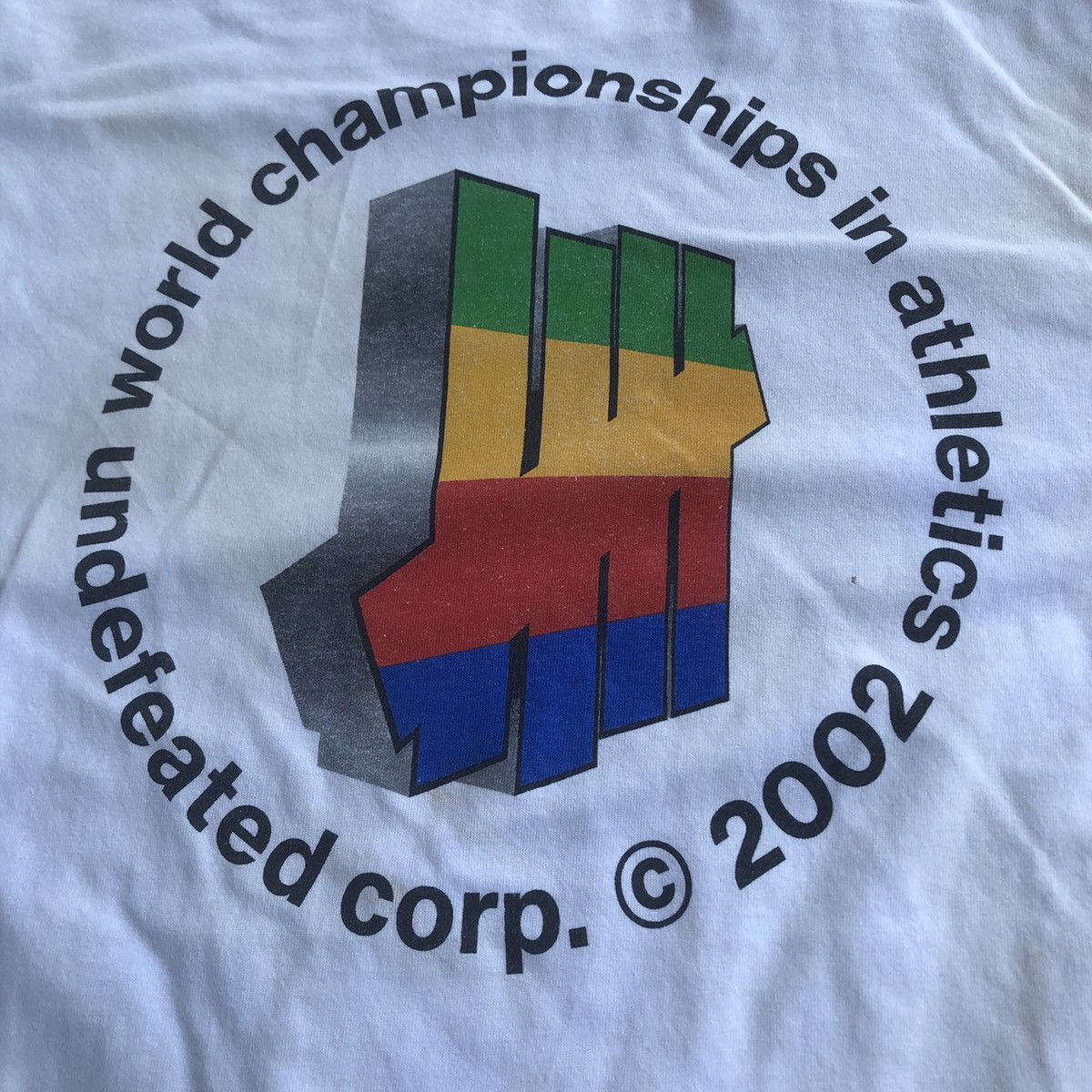 Undefeated 2002 World Championships In Athletics Shirt Size US S / EU 44-46 / 1 - 2 Thumbnail