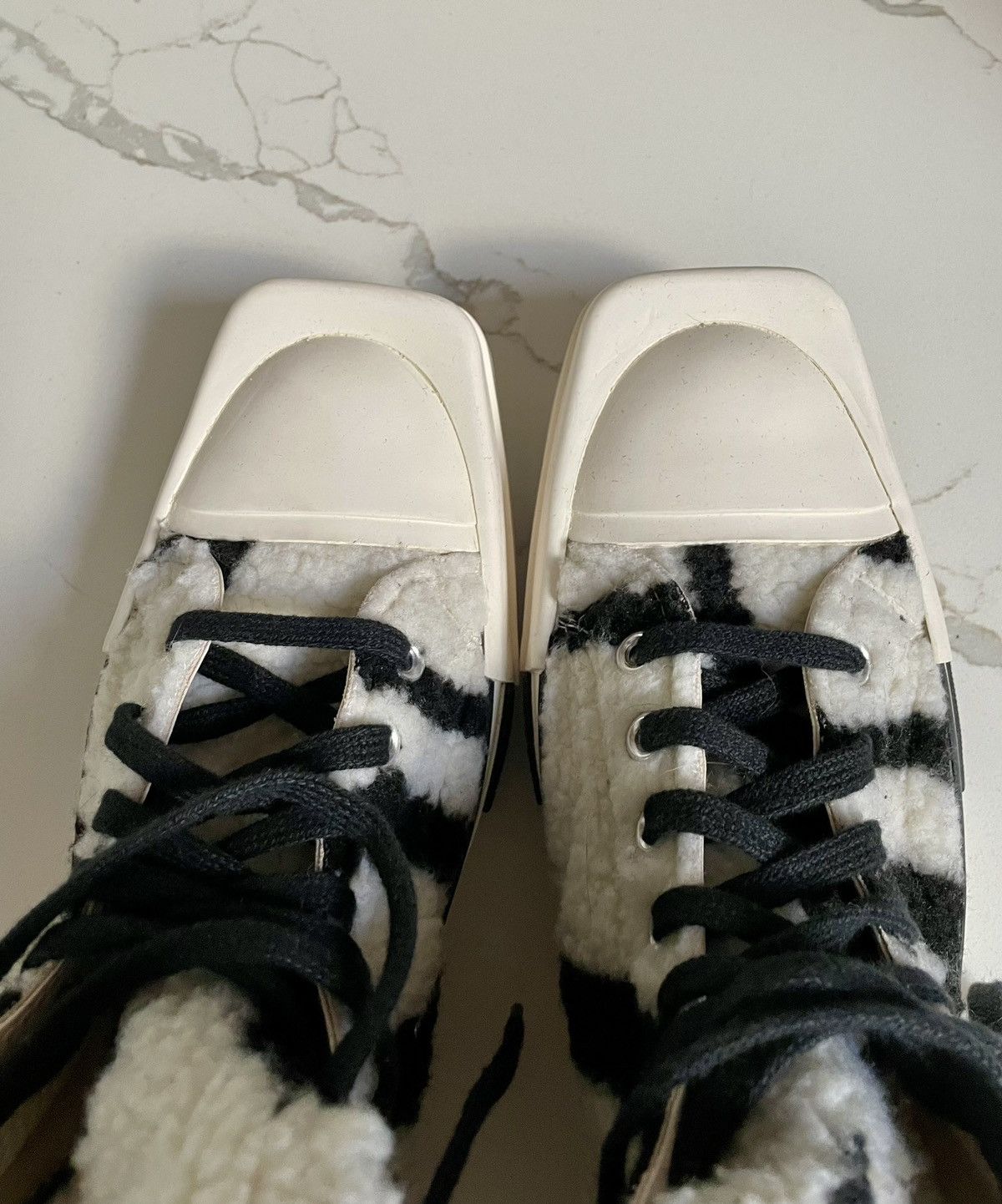 Converse × Rick Owens Drkshdw Rick Owens DRKSHDW Converse TURBODRK Hi Top New Size 10 Size US 9.5 / EU 42-43 - 5 Thumbnail