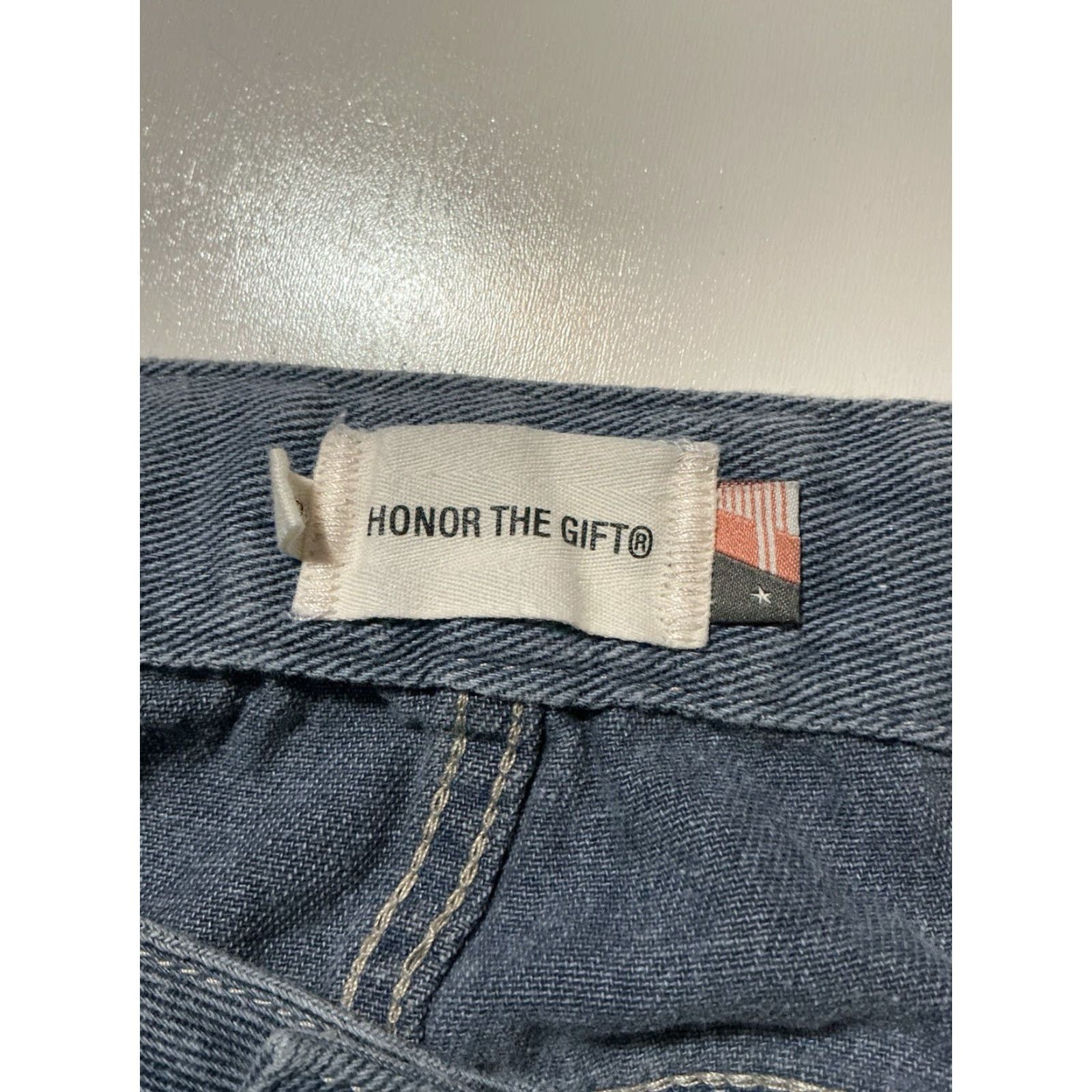Honor the Gift VINTAGE Honor The Gift Motorhead Cotton Twill Cargo Blue Utility Pants SZ 32 Mens Cargo Pants Regular 32in inseam Blue Size US 32 / EU 48 - 7 Thumbnail