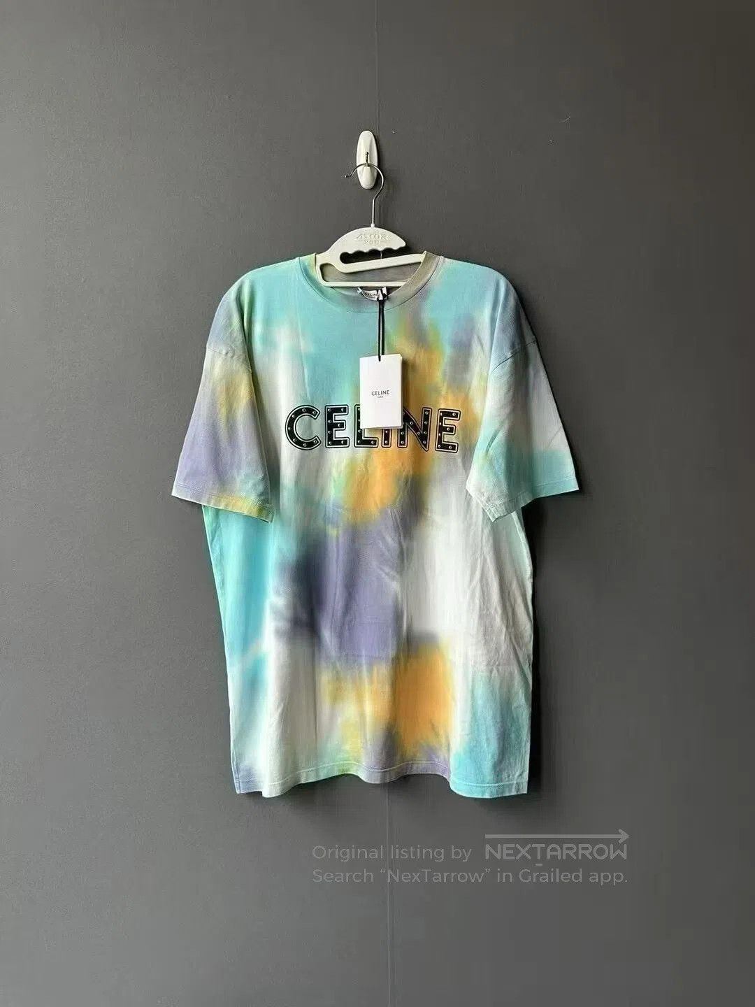Celine CELINE Tie-Dye Studs Short Sleeve| Size US S / EU 44-46 / 1 - 1 Thumbnail