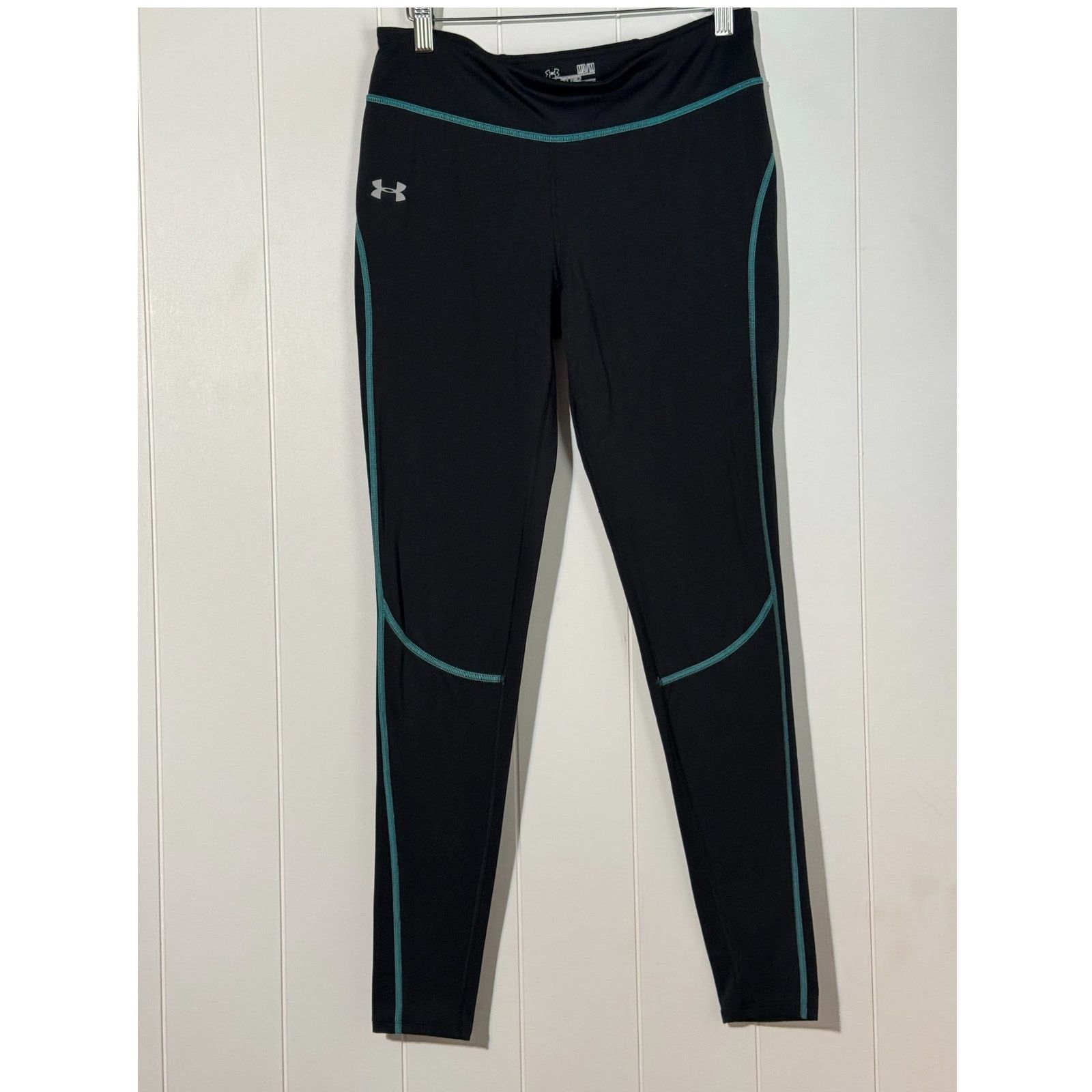 Under Armour Under Armour Allseasongear Fitted Black Leggings Medium Size 30" / US 8 / IT 44 - 1 Thumbnail