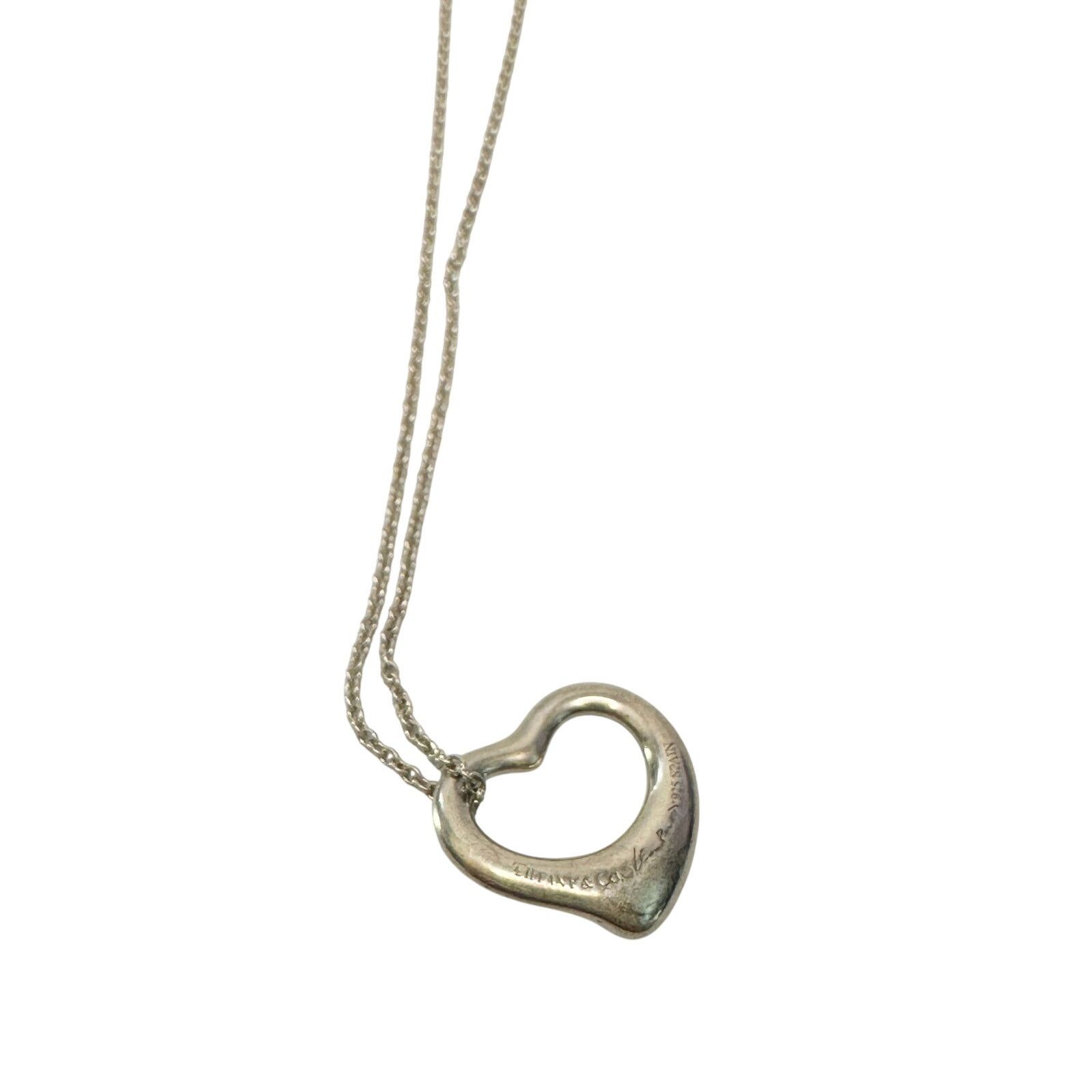 Tiffany & Co. Tiffany & Co. Elsa Peretti Small Open Heart Necklace Size ONE SIZE - 12 Thumbnail