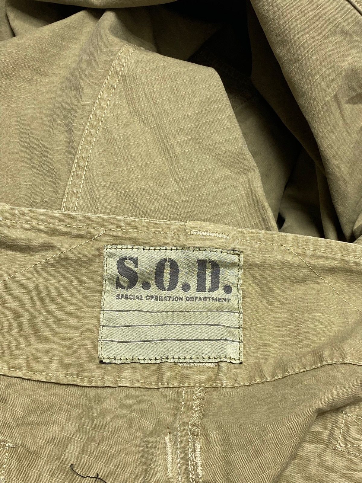 Vintage Vintage SOD MARINES Cargo Pants Sand Ripstop Fabric Size US 44 / EU 60 - 7 Thumbnail