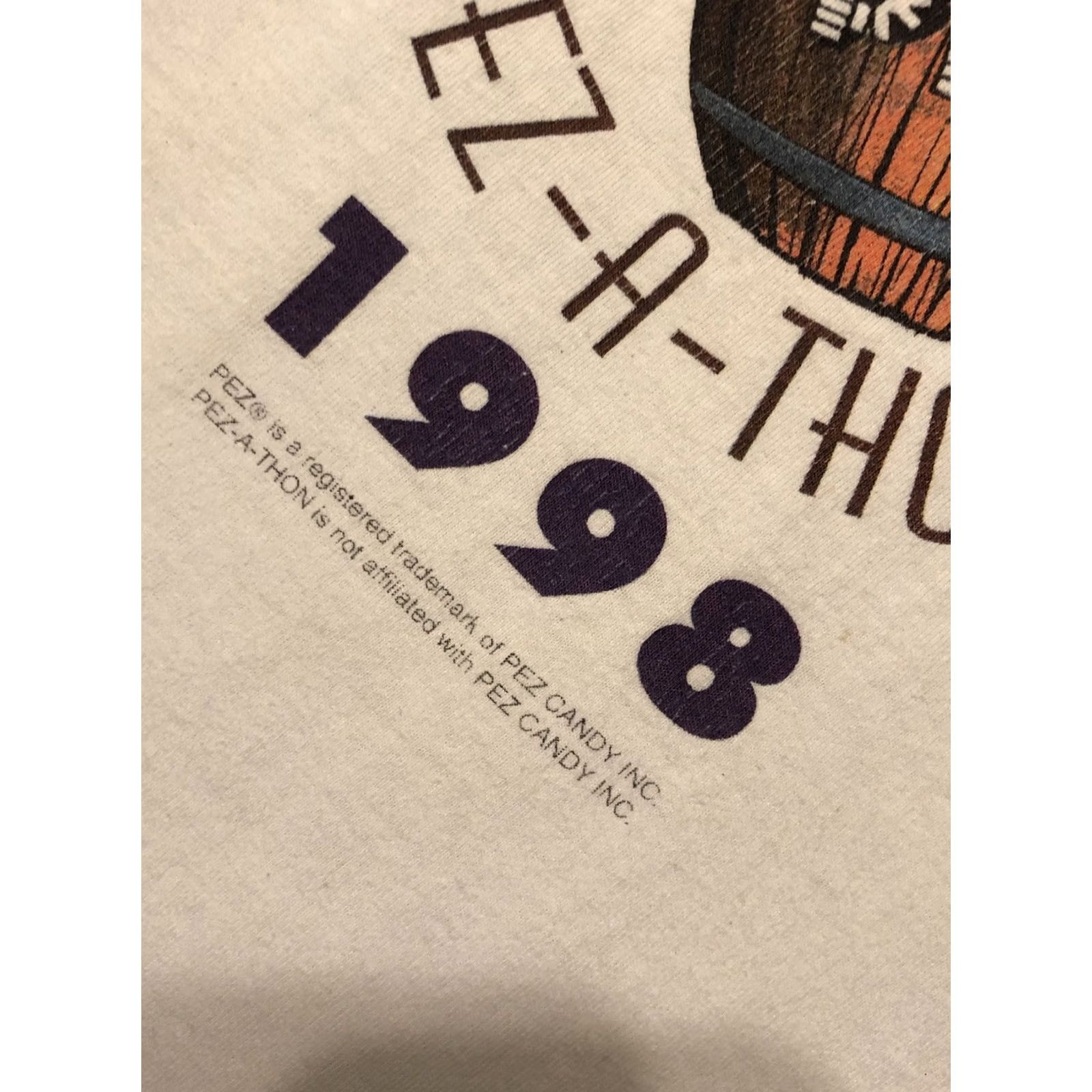 Tultex VINTAGE PEZ Shirt 1998 Los Angeles Pez Convention XL Size US XL / EU 56 / 4 - 4 Thumbnail