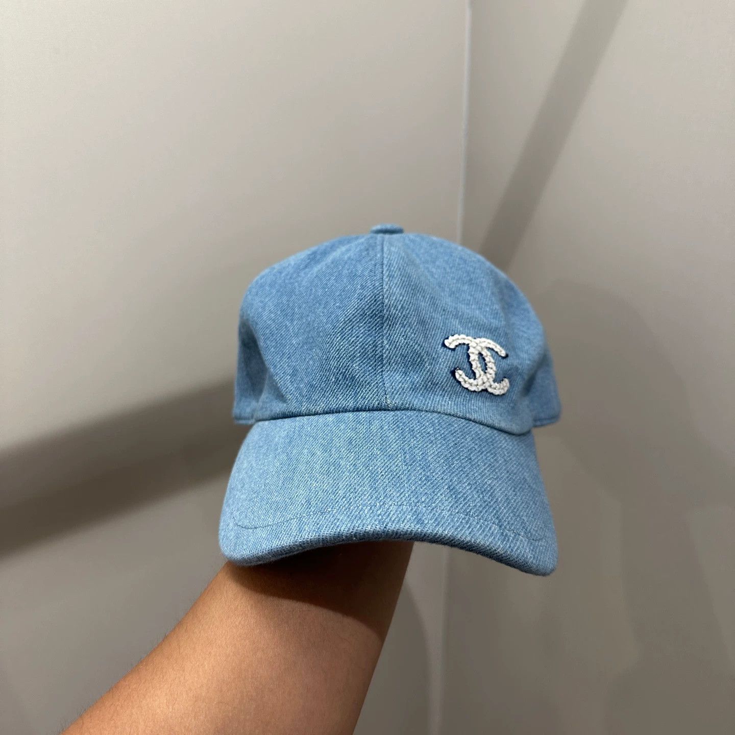 Chanel Chanel may122 Logo Denim Cotton Cap Size ONE SIZE - 1 Thumbnail