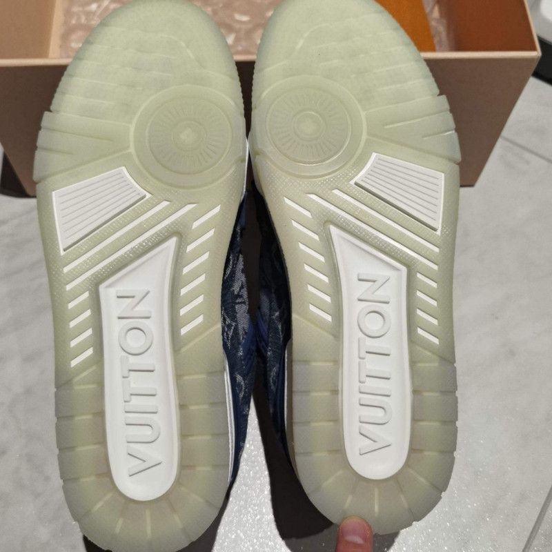 Louis Vuitton Trainer Blue Sneakers for Men -2508