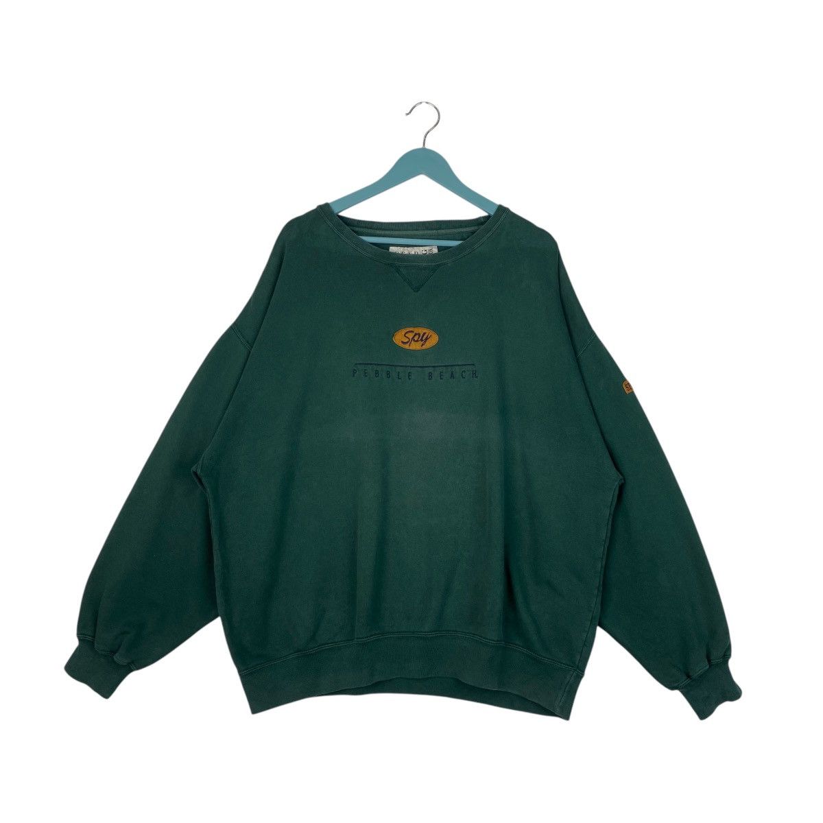 Designer × Vintage Vintage Gear For Sport Embroidered Crewneck Sweatshirt Green Size US XL / EU 56 / 4 - 1 Thumbnail