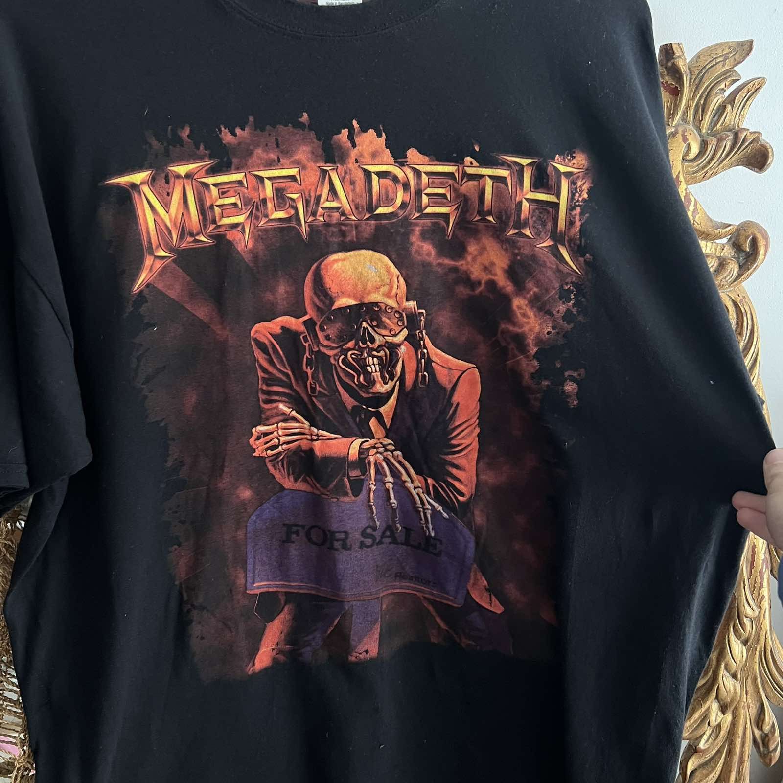 Band Tees Vintage Bands Rock Adult Megadeth Tee 90s Sz XXL Size US XXL / EU 58 / 5 - 4 Thumbnail
