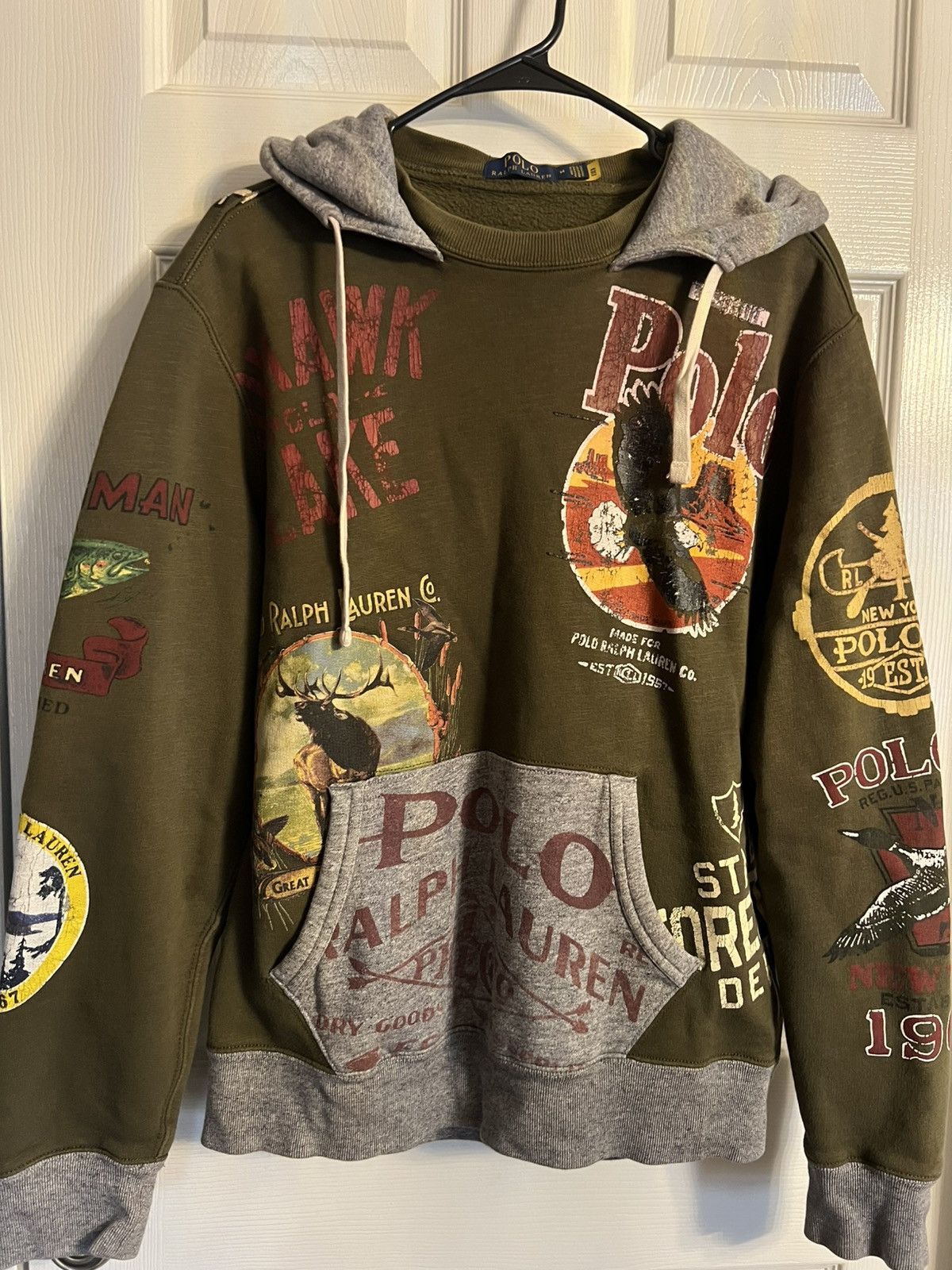 Polo Ralph Lauren Polo Ralph Lauren Sportsman Outdoors Wild Sweatshirt Hoodie Size US M / EU 48-50 / 2 - 1 Thumbnail