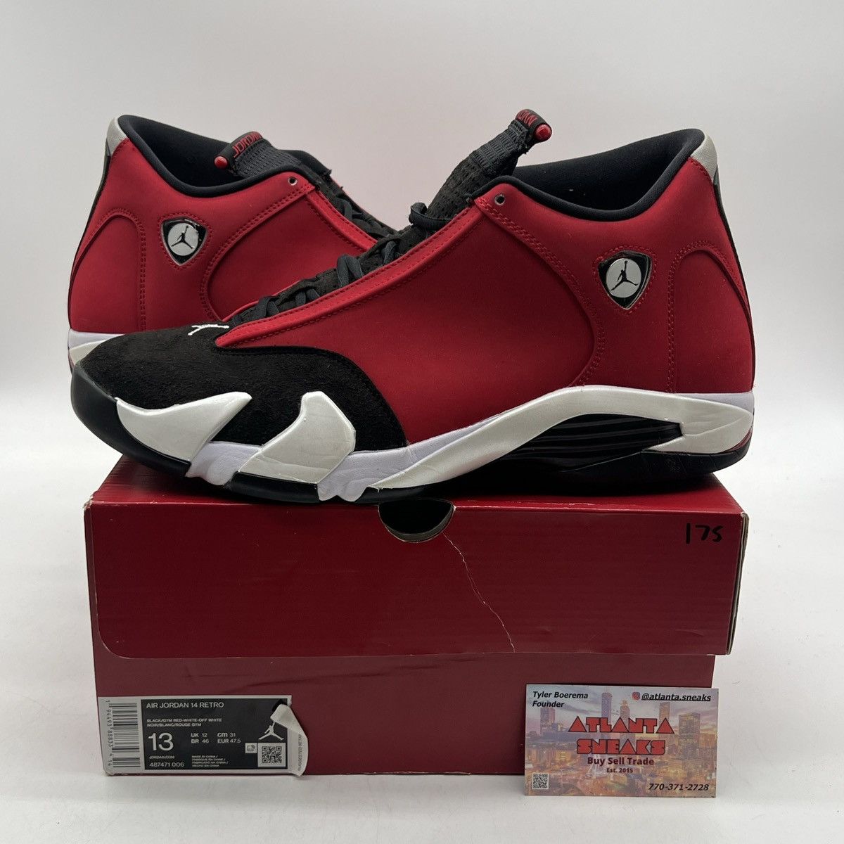Jordan Brand Air Jordan 14 gym red Size US 13 / EU 46 - 1 Thumbnail