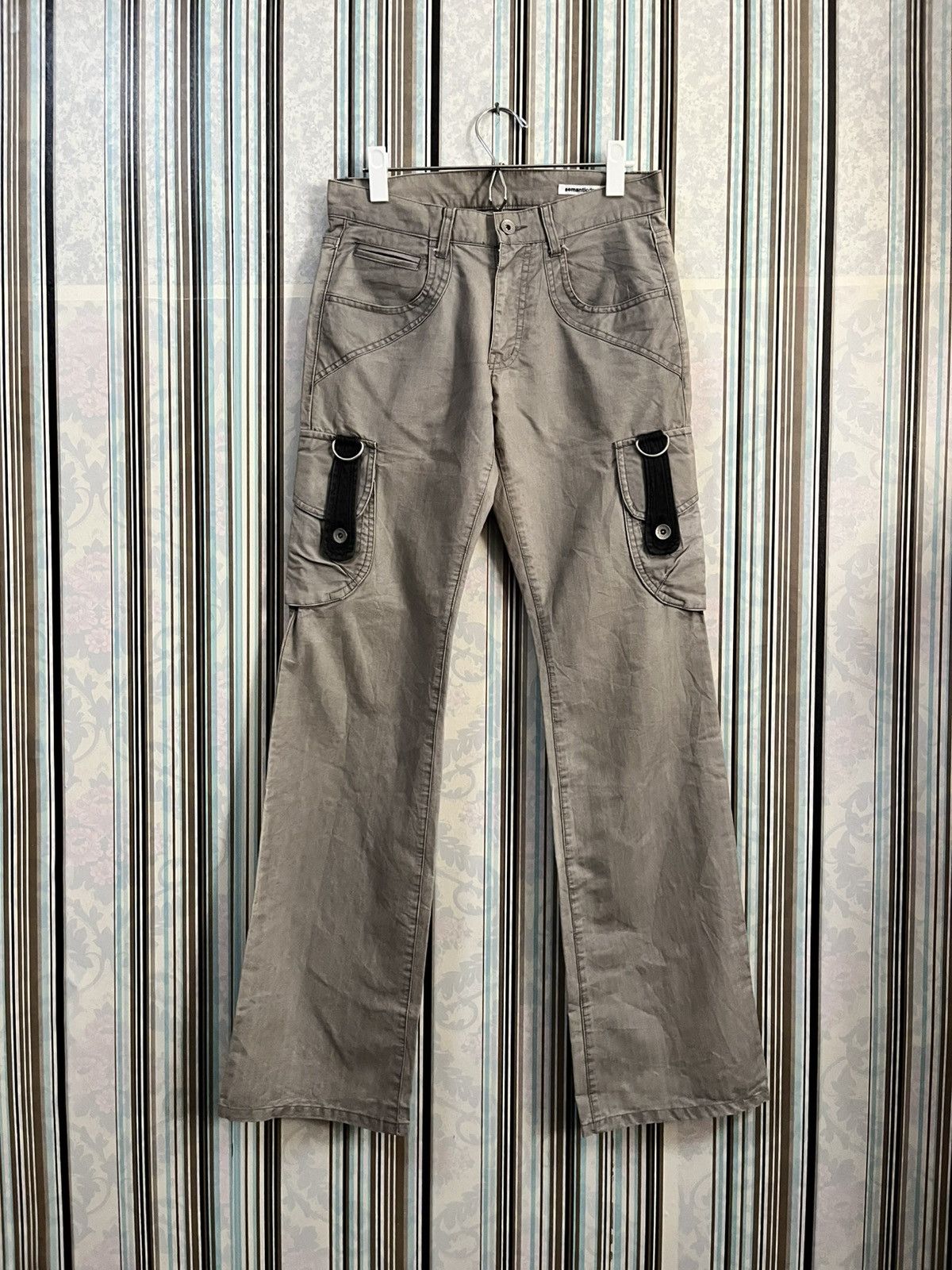 semanticdesign 1990s flared cargo pockets #H1 Size US 28 / EU 44 - 1 Thumbnail