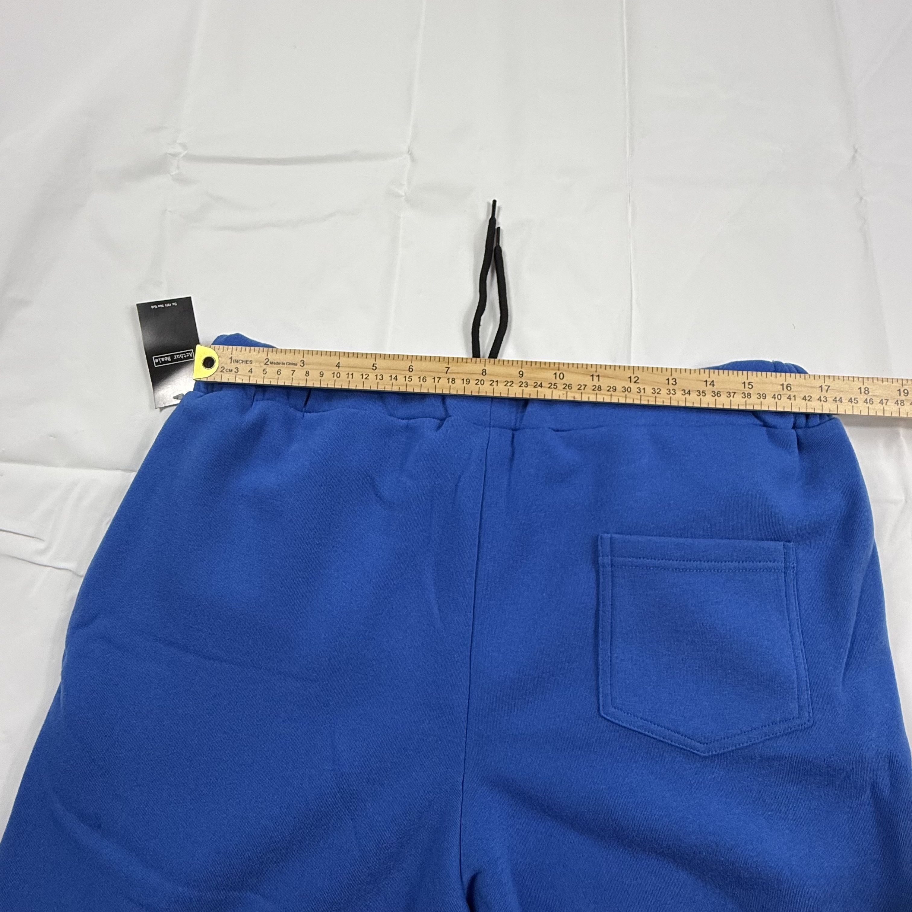 Other Arthur Beale Mens Royal Blue Fleece Sweat Shorts XL Size US 39 - 7 Thumbnail