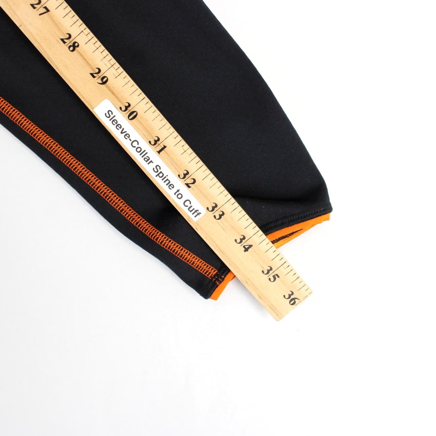 KJUS Kjus Hydraulic Half Zip Mens M Black Orange Contrast Stitch Performance Ski Size US M / EU 48-50 / 2 - 7 Thumbnail