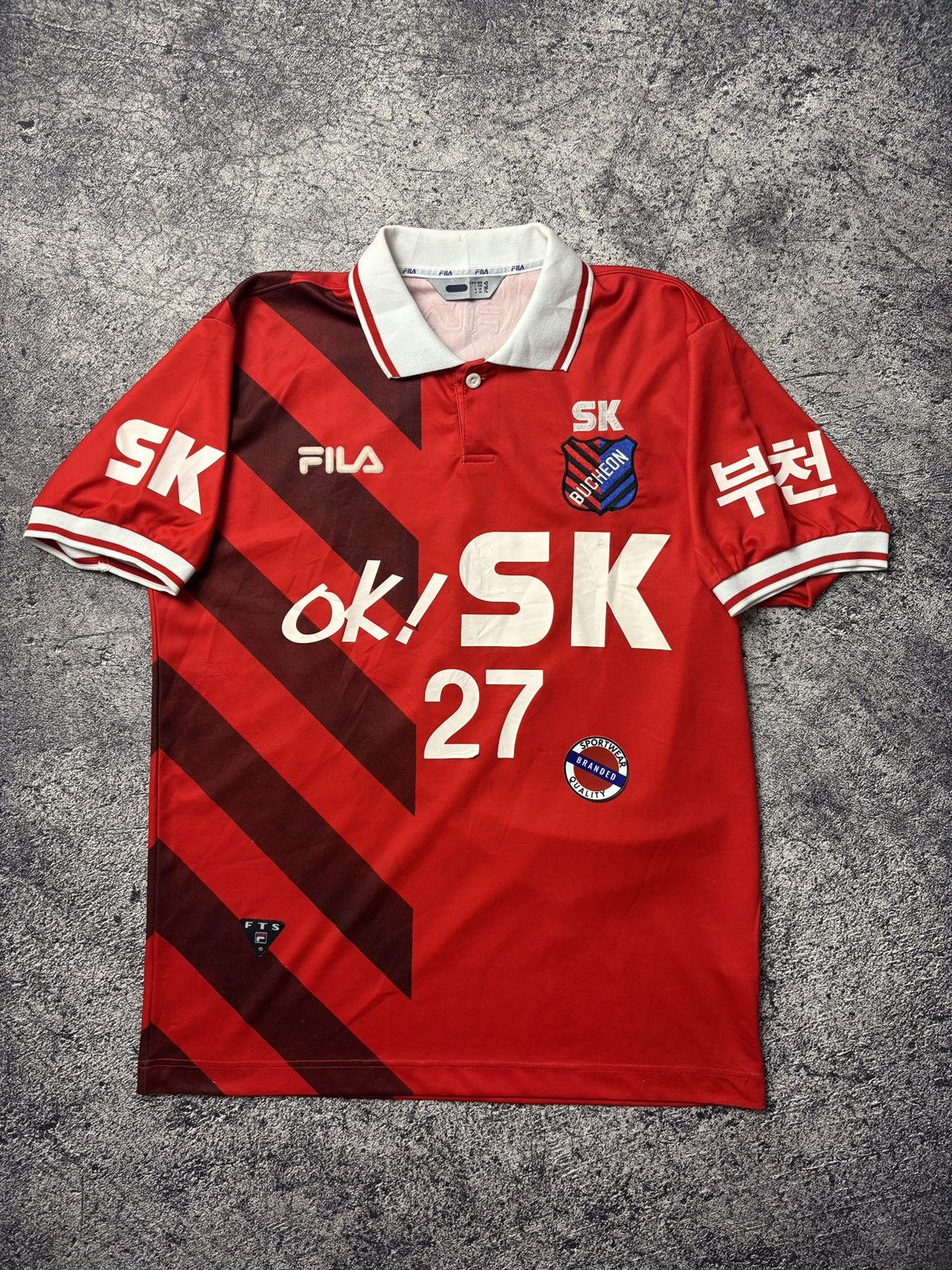 Fila Jersey Bucheon SK K-League Vintage 2000/01 Home Mw/Mi #27 Size US M / EU 48-50 / 2 - 1 Thumbnail