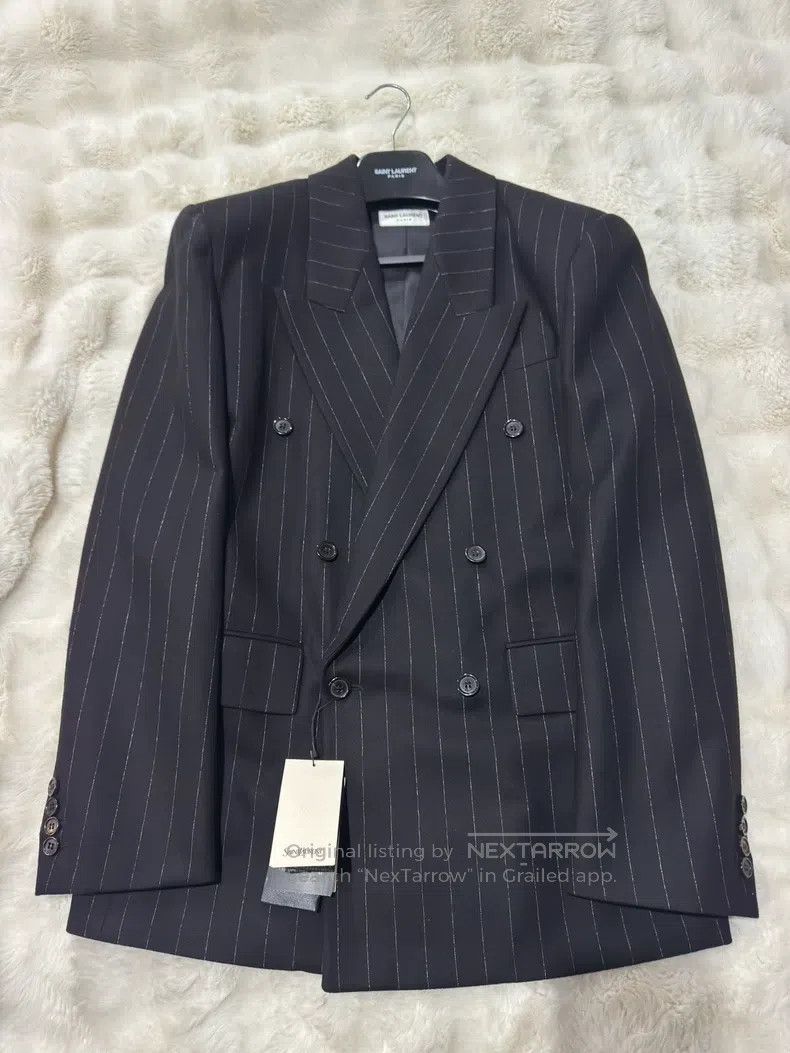 Saint Laurent Paris Saint Laurent Paris Double-breasted Suit Size US M / EU 48-50 / 2 - 1 Thumbnail
