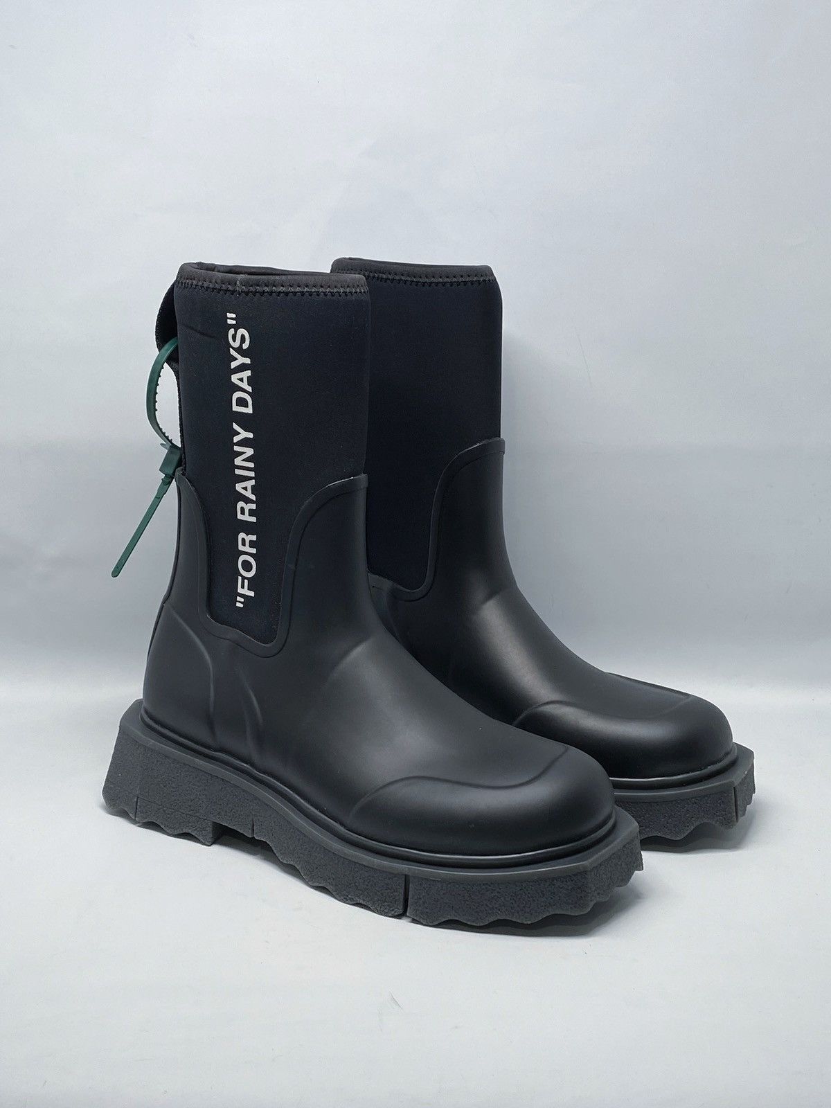 Off-White Off-White Sponge Rubber Rain Boots size 40 Size US 10 / IT 40 - 2 Thumbnail