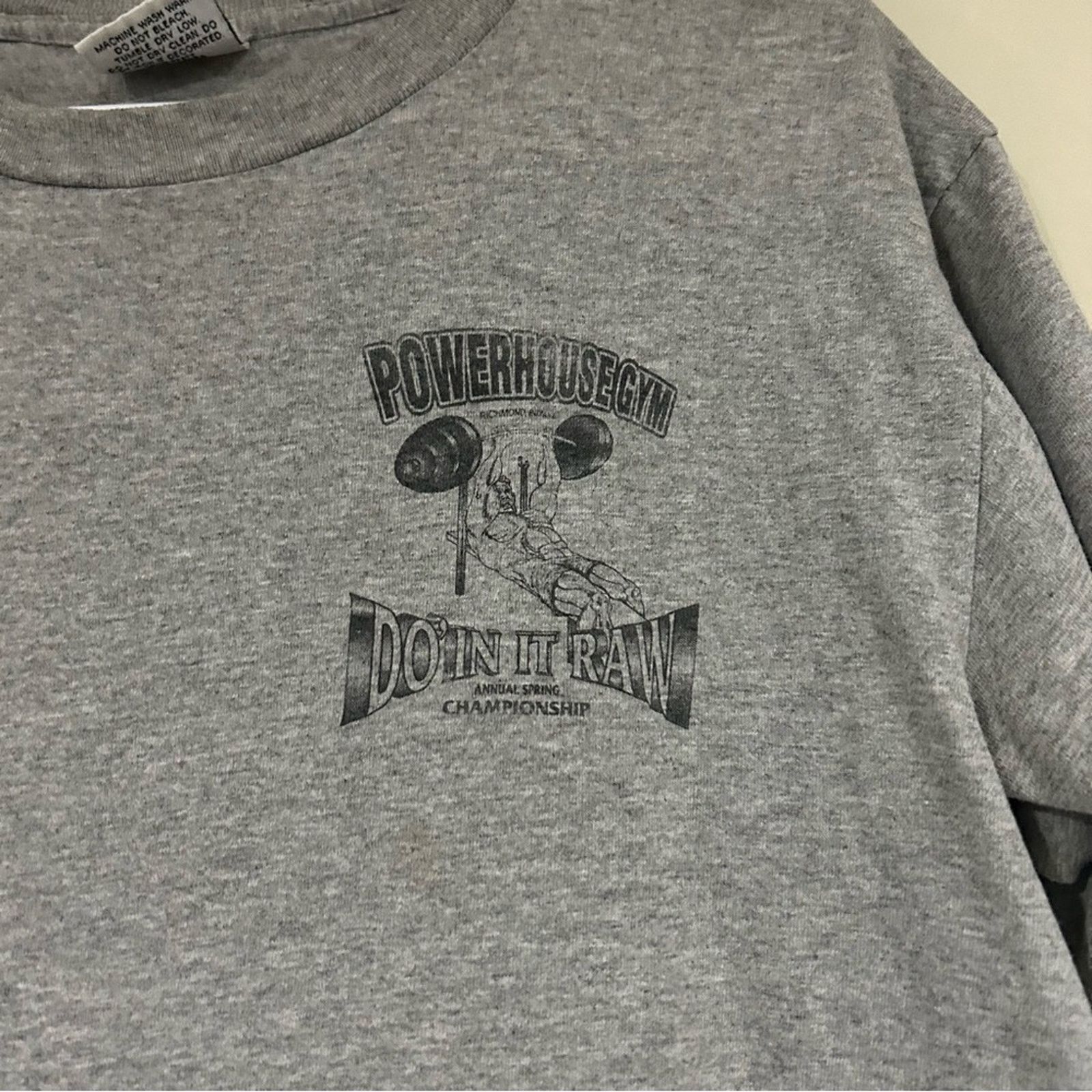 Other Vintage Powerhouse Gym Weightlifting Shirt Size US L / EU 52-54 / 3 - 4 Thumbnail